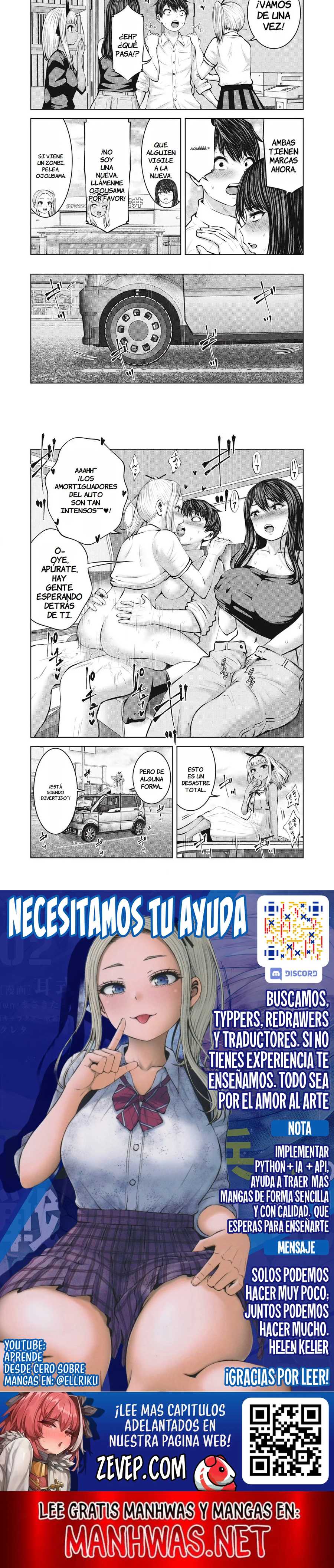 ZOMBIE SEKAI DE HAREM WO TSUKUROU capítulo 8.2 página 4
