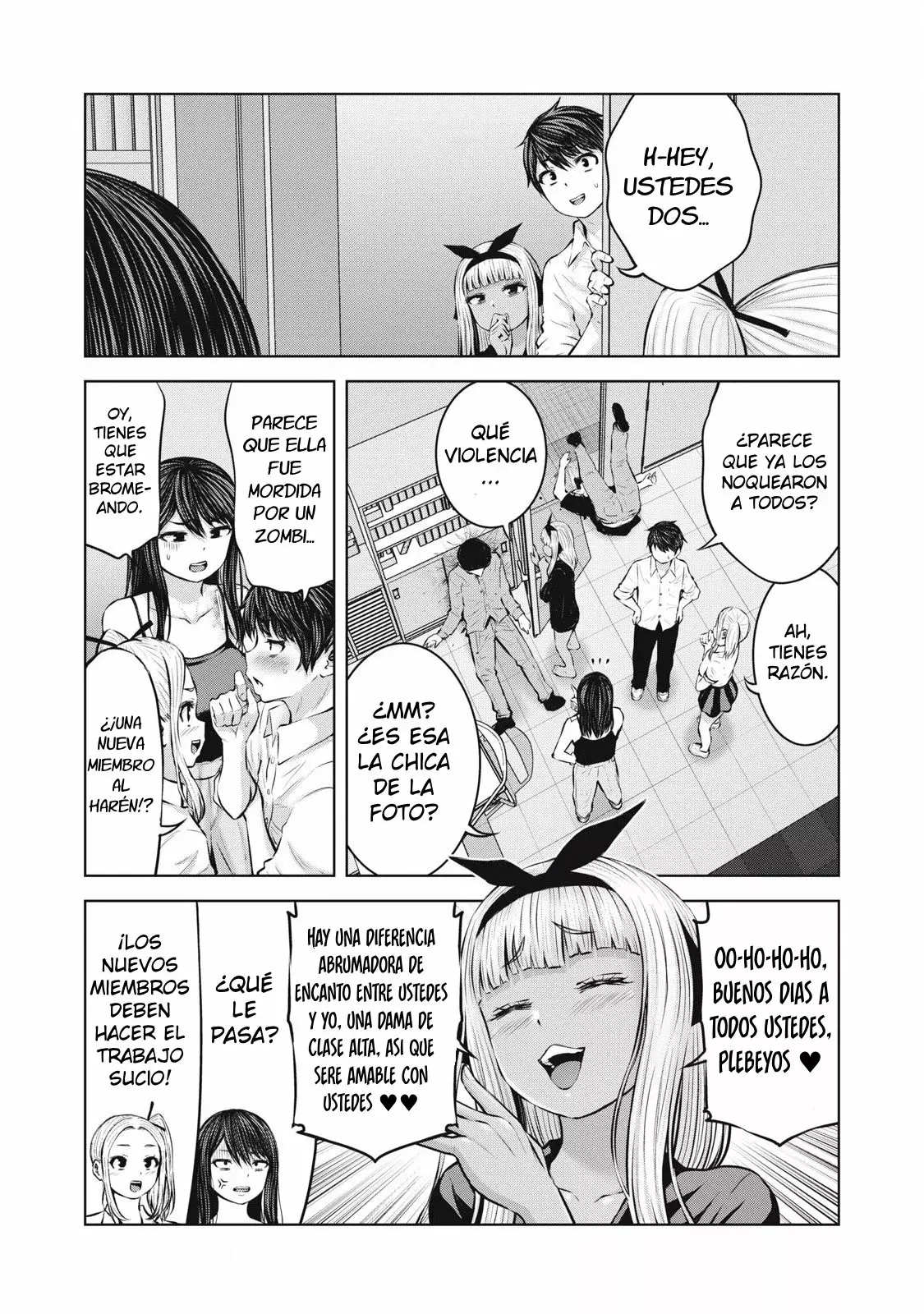 ZOMBIE SEKAI DE HAREM WO TSUKUROU capítulo 8 página 34