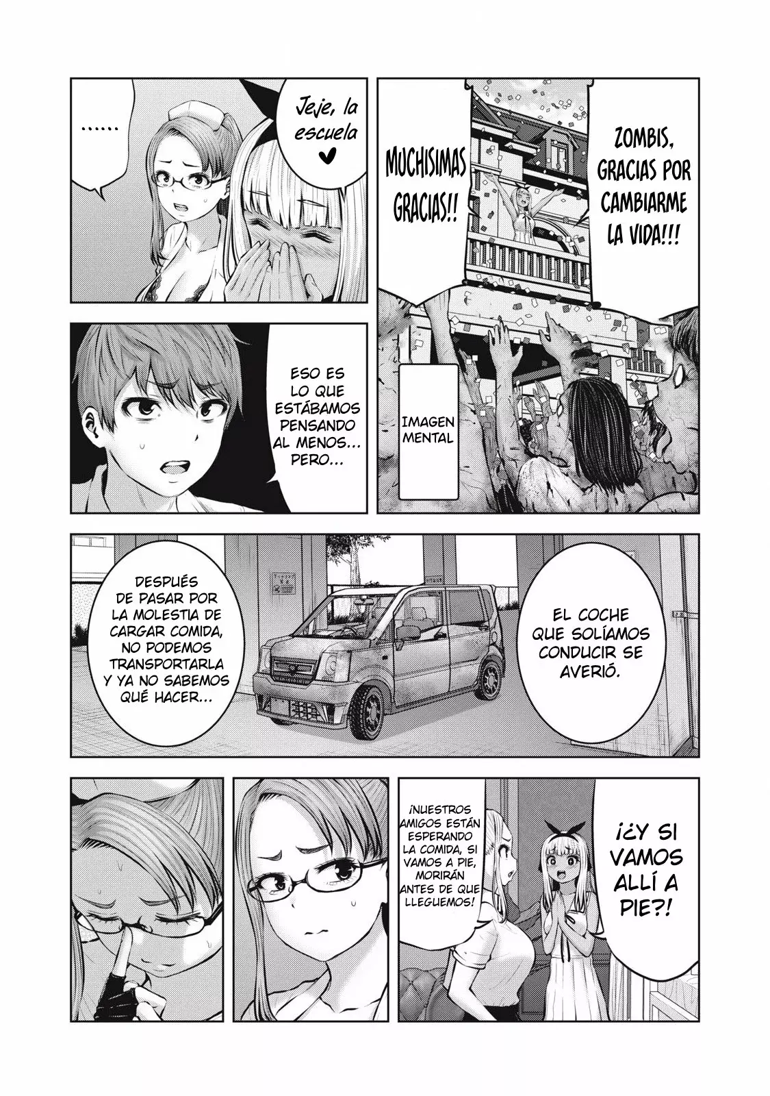 ZOMBIE SEKAI DE HAREM WO TSUKUROU capítulo 9 página 12