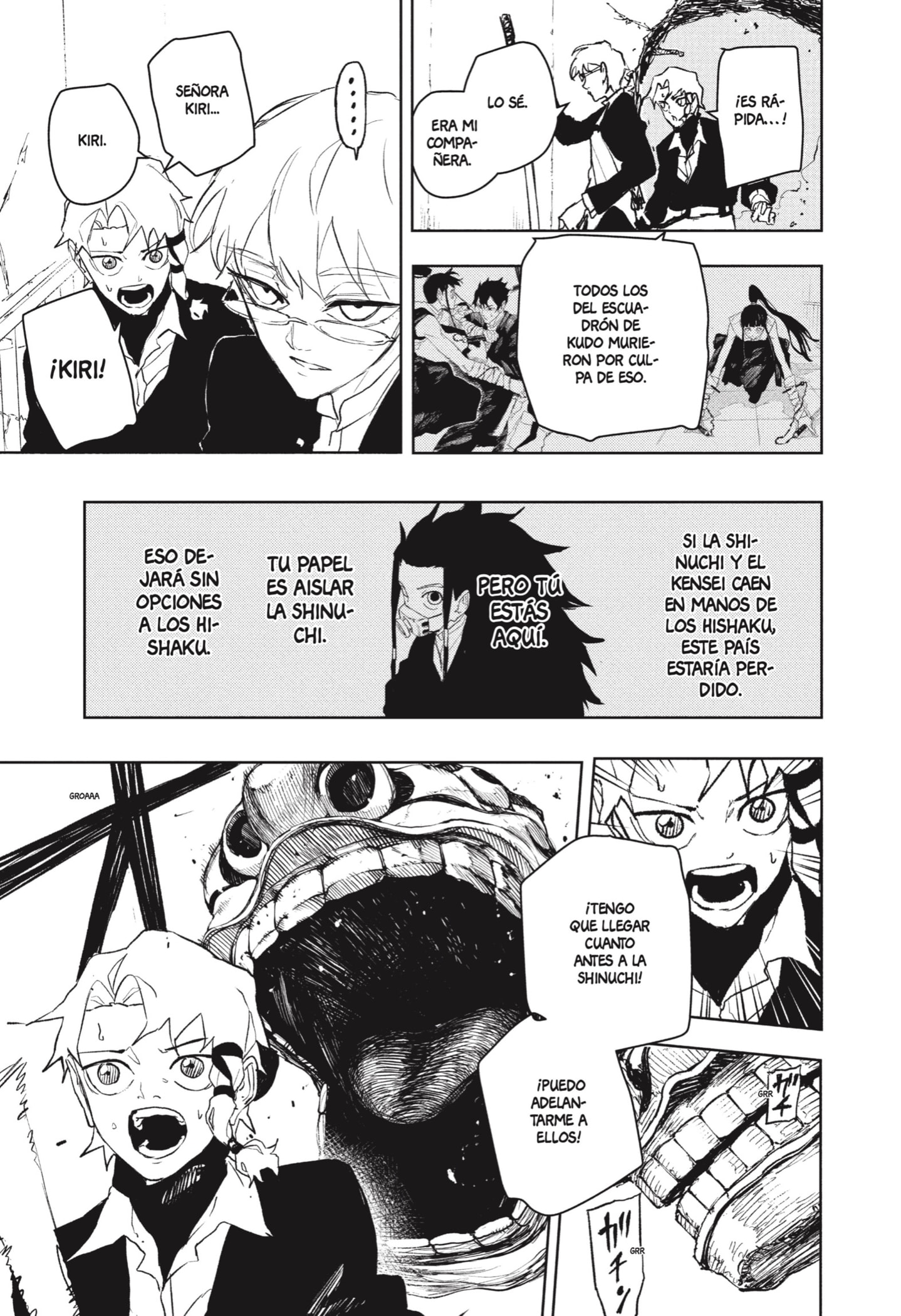 Kagurabachi capítulo 90 página 3