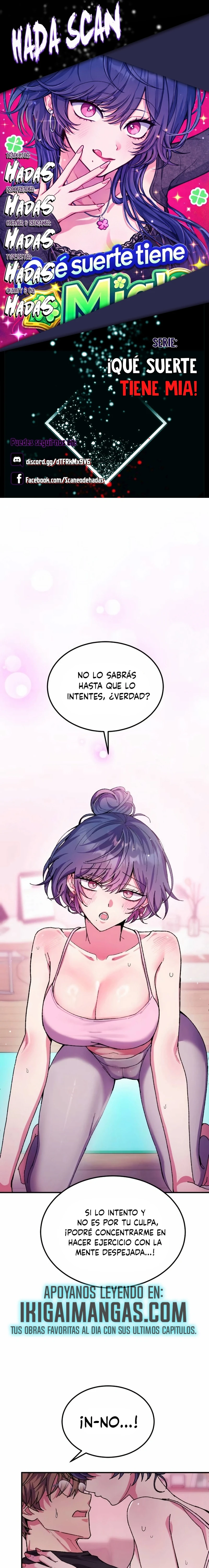 ¡Qué suerte tiene Mia! capítulo 10 página 1