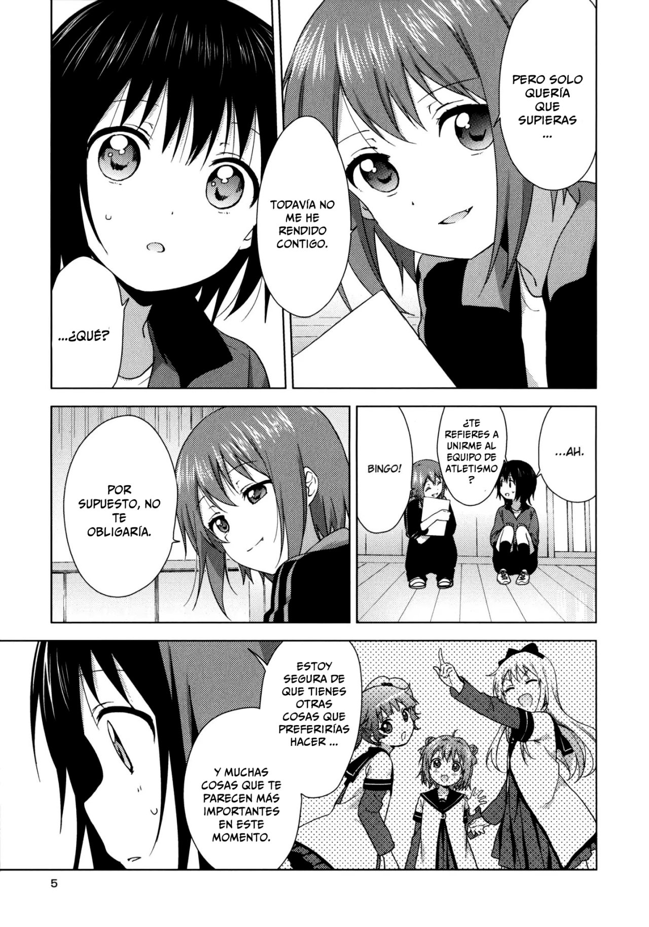 Yuru Yuri capítulo 128.1 página 4