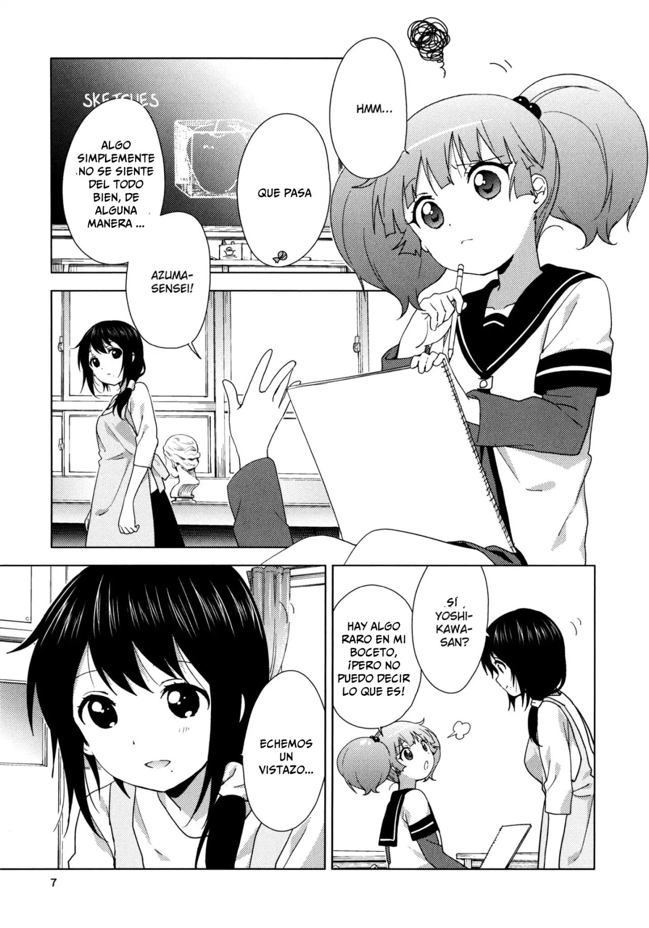 Yuru Yuri capítulo 128.1 página 6