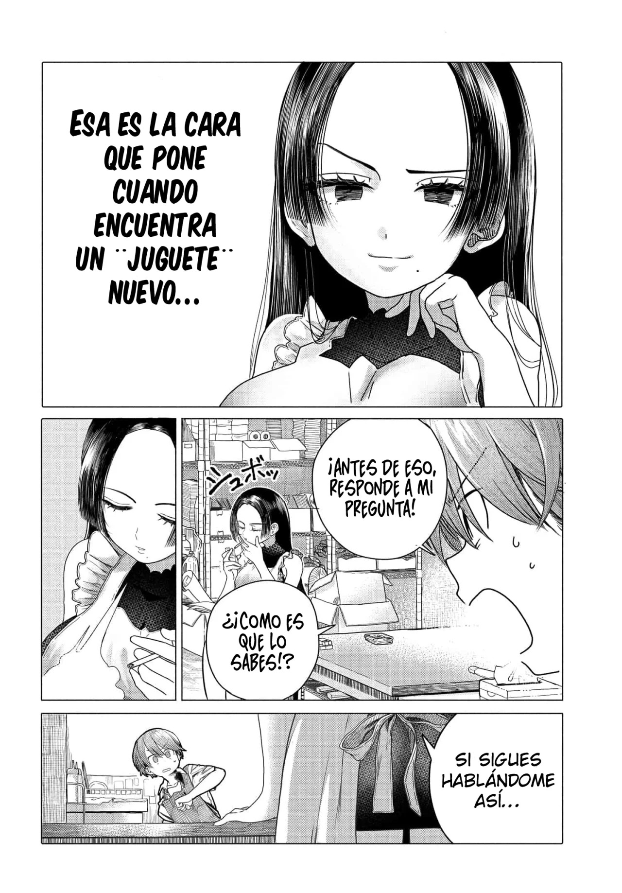 Una clienta habitual quiere tocarse el coñ* capítulo 27 página 9