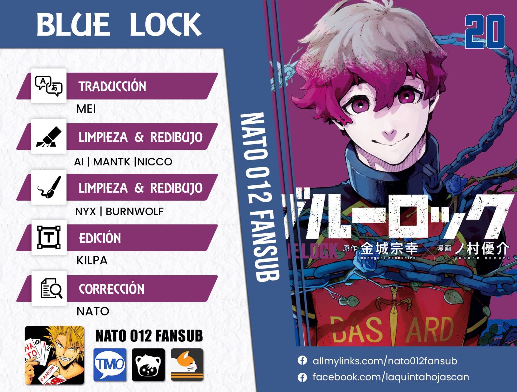 Blue Lock capítulo 188 página 1