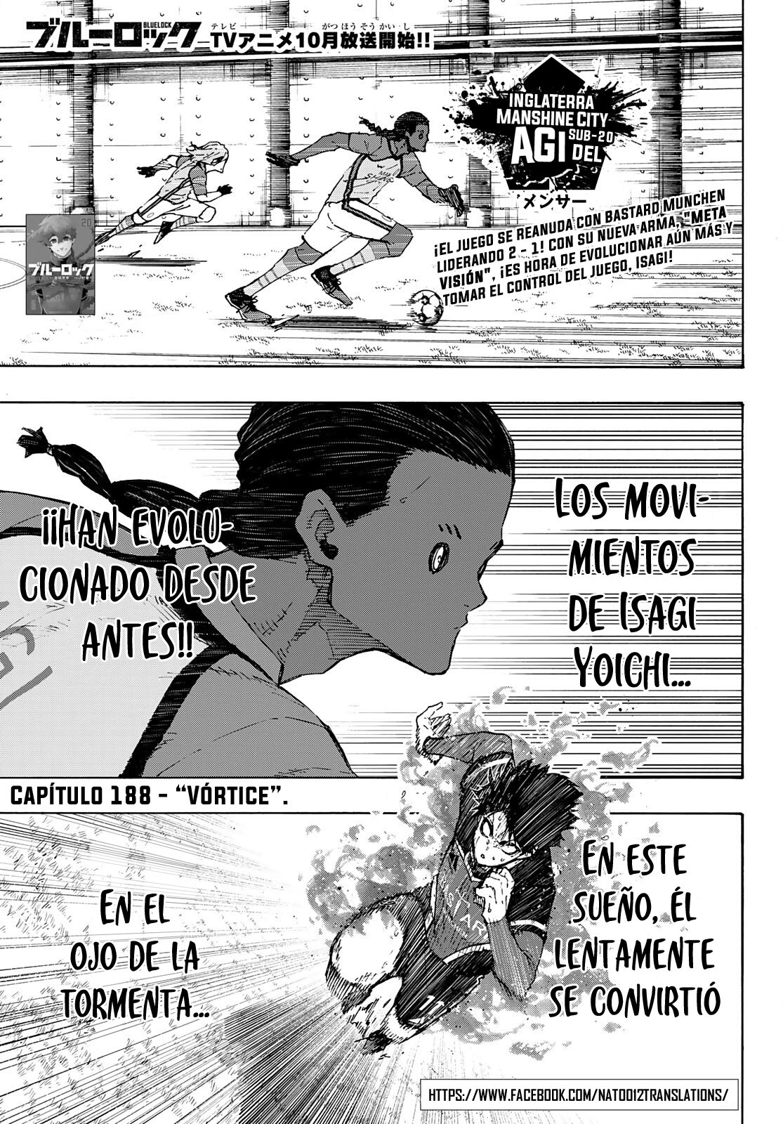 Blue Lock capítulo 188 página 2