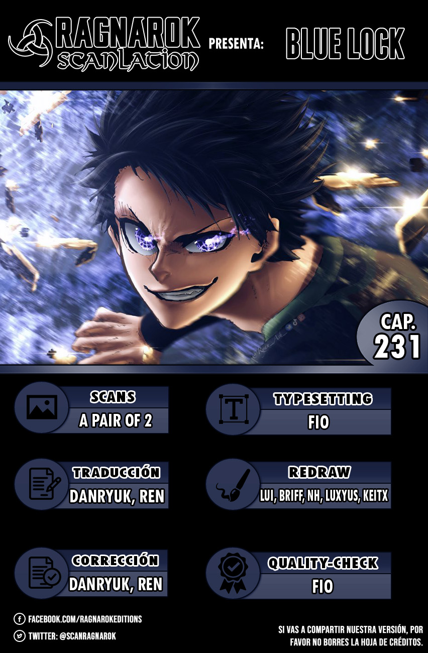 Blue Lock capítulo 231 página 20