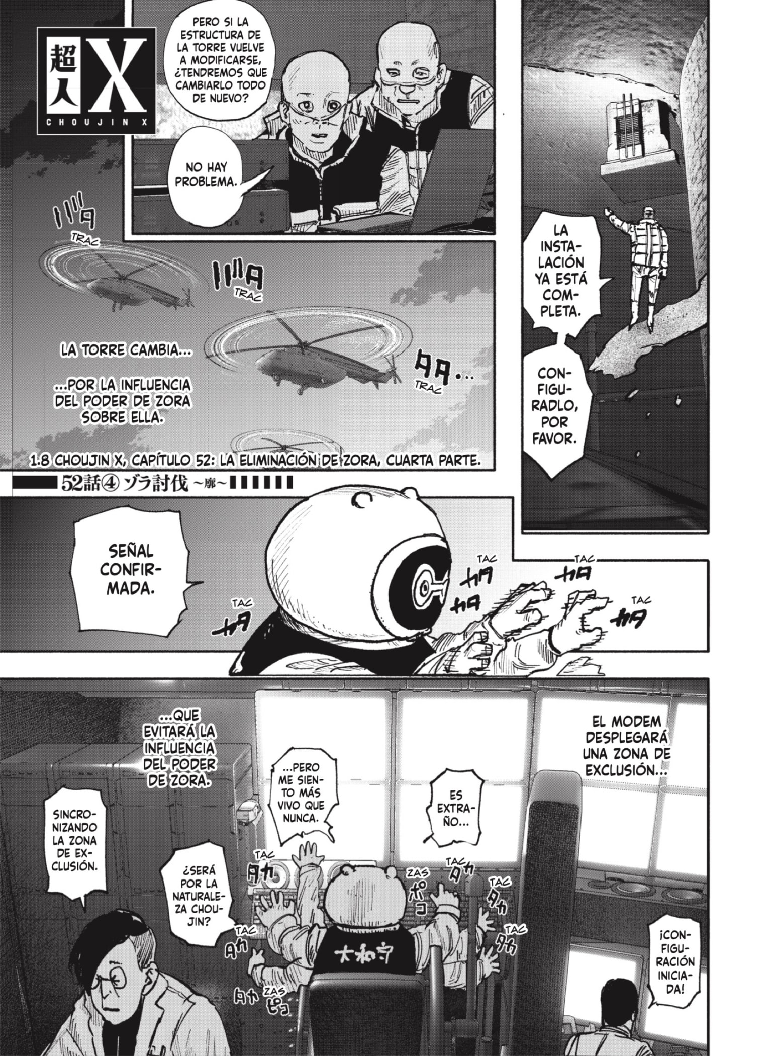 Choujin X capítulo 52.4 página 1