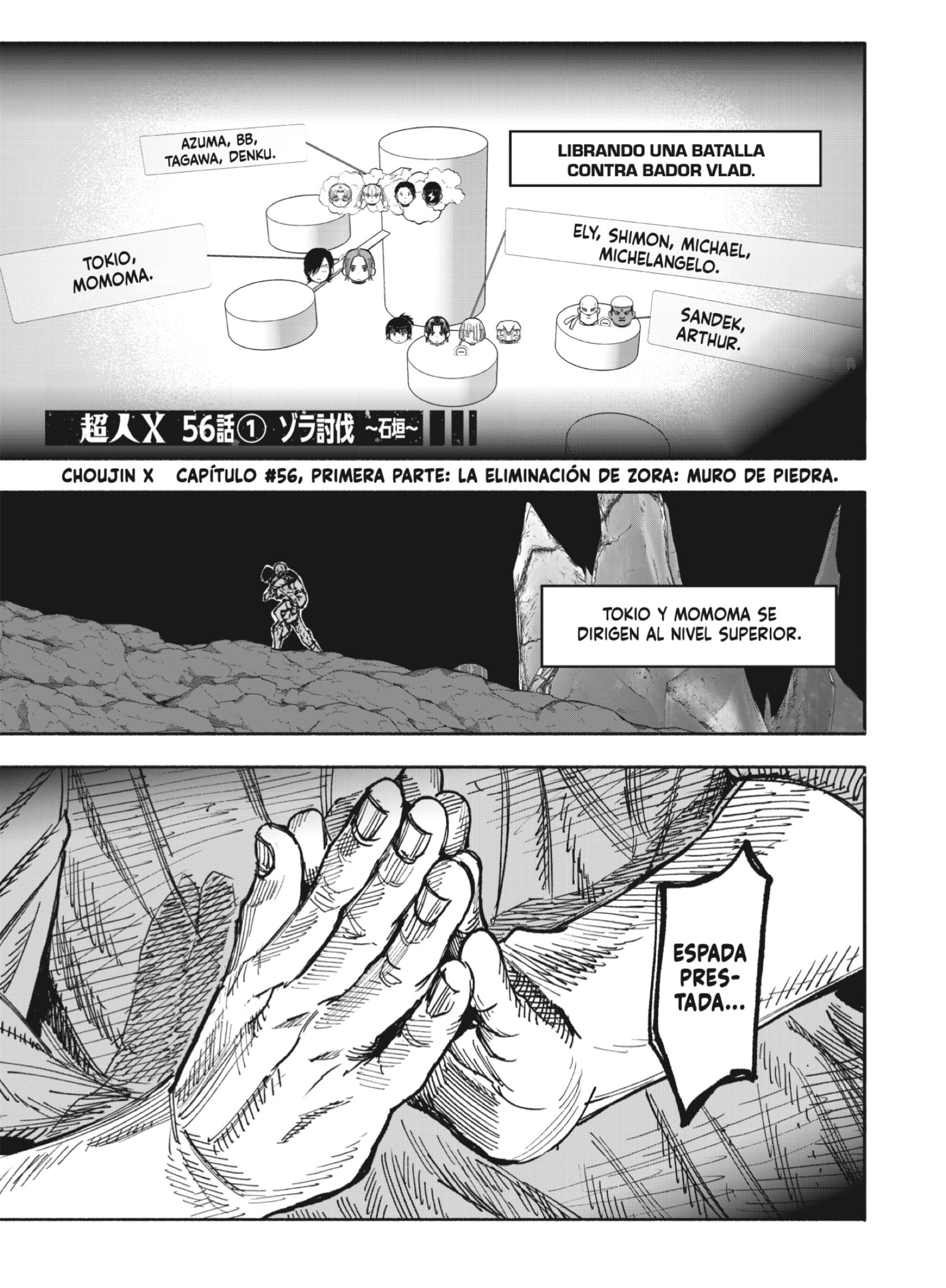 Choujin X capítulo 56.1 página 1