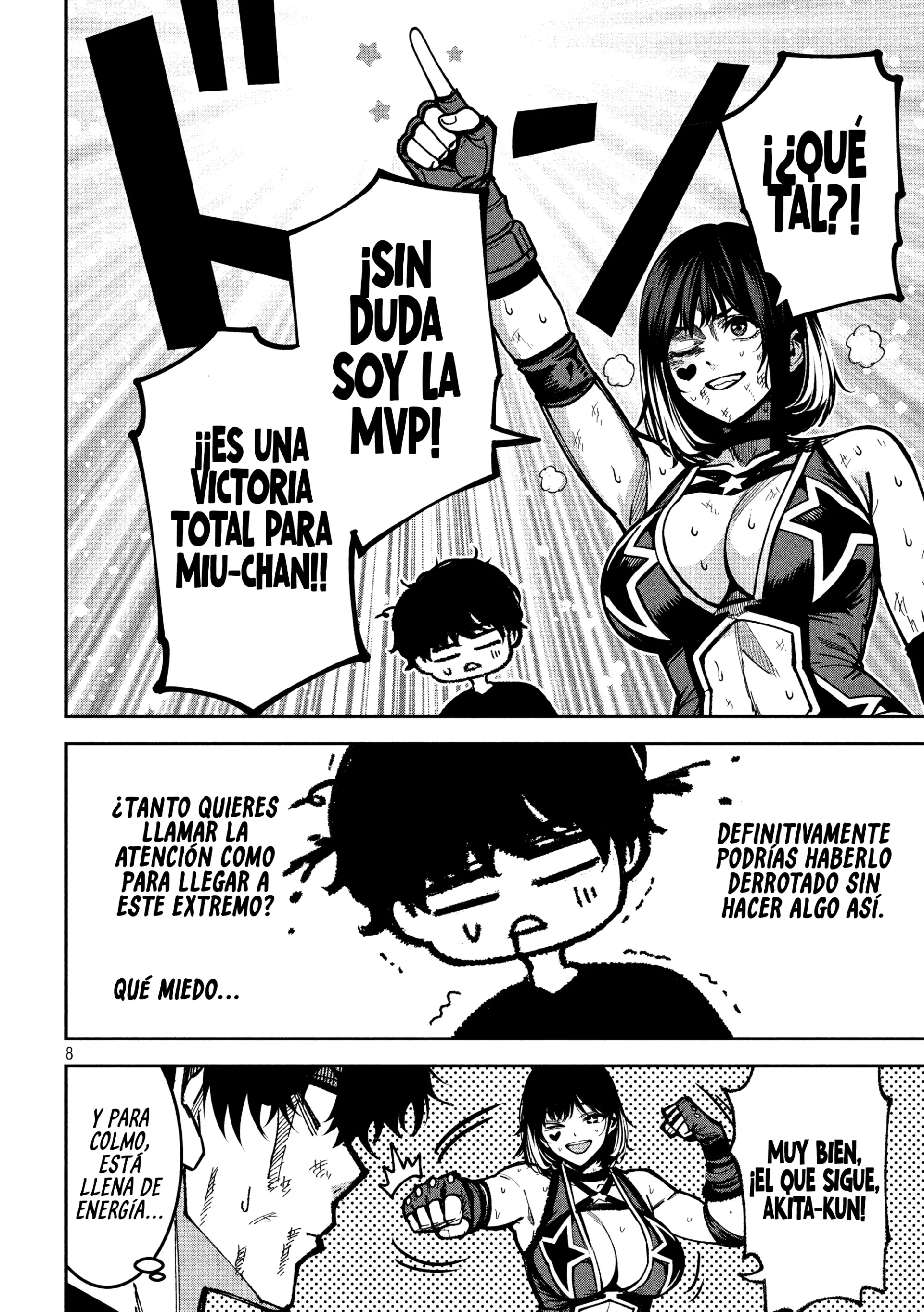 Bouryoku Banzai capítulo 53 página 9