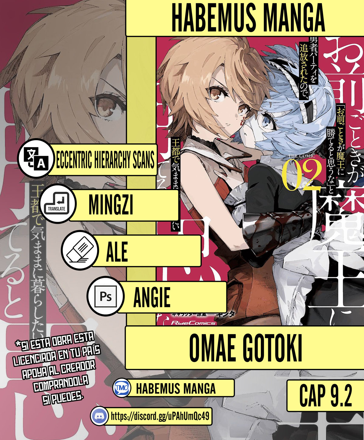 Omae Gotoki capítulo 9.2 página 1