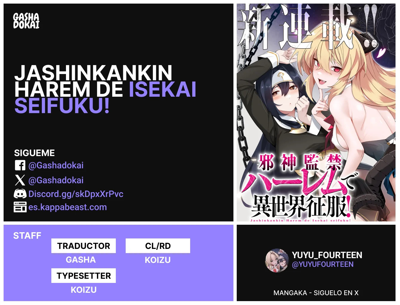 Jashinkankin Harem de Isekai seifuku! capítulo 2.1 página 19