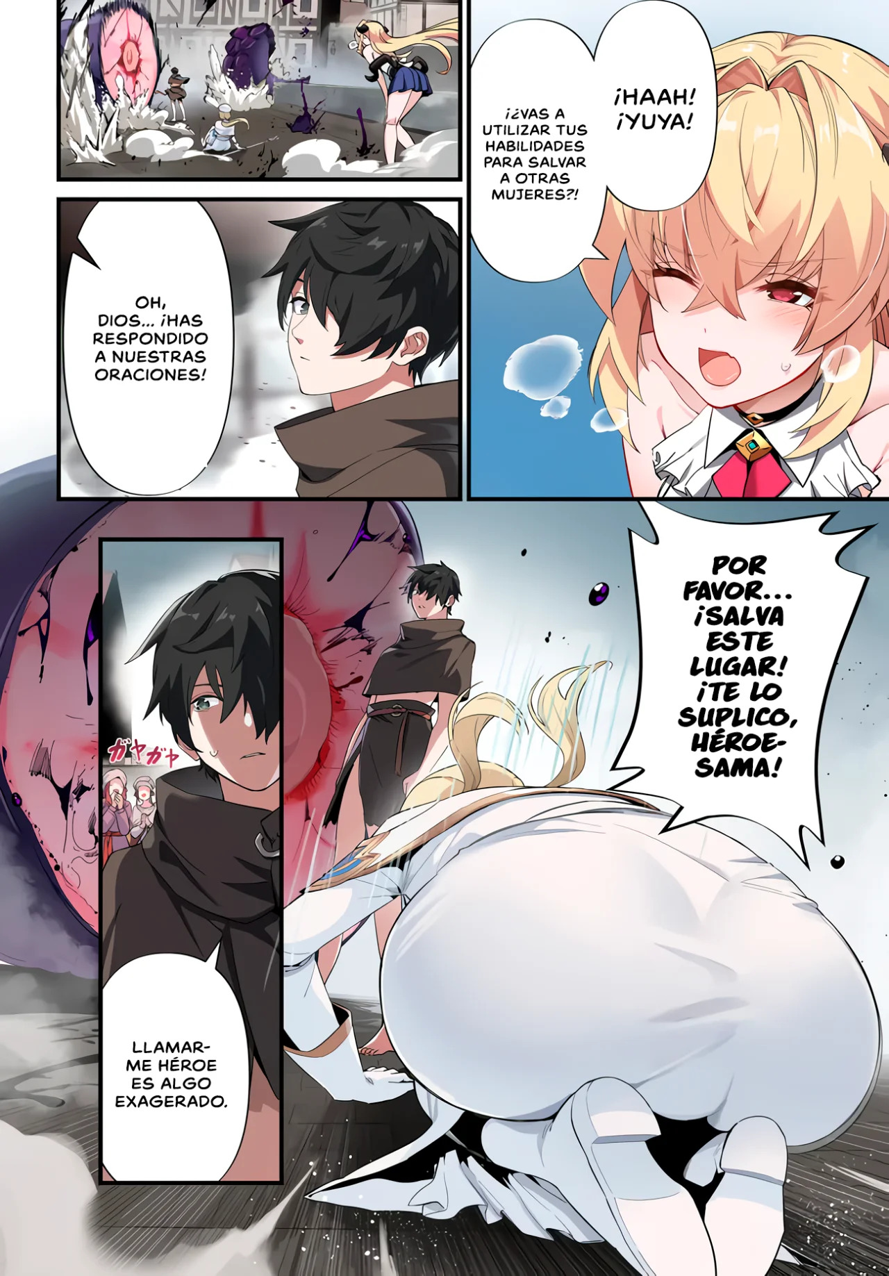 Jashinkankin Harem de Isekai seifuku! capítulo 2.1 página 4