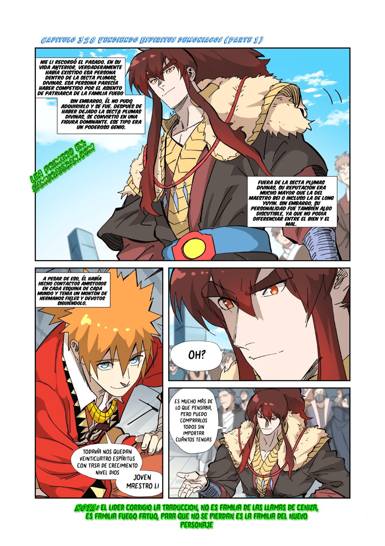 Tales of Demons and Gods capítulo 328 página 3