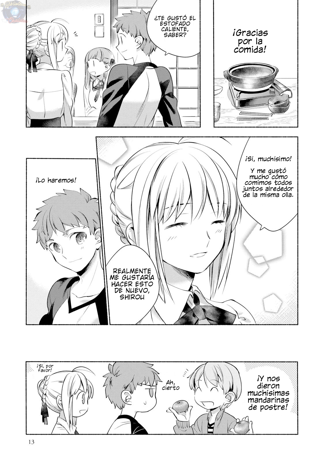 Emiya-san Chi no Kyou no Gohan capítulo 1 página 15