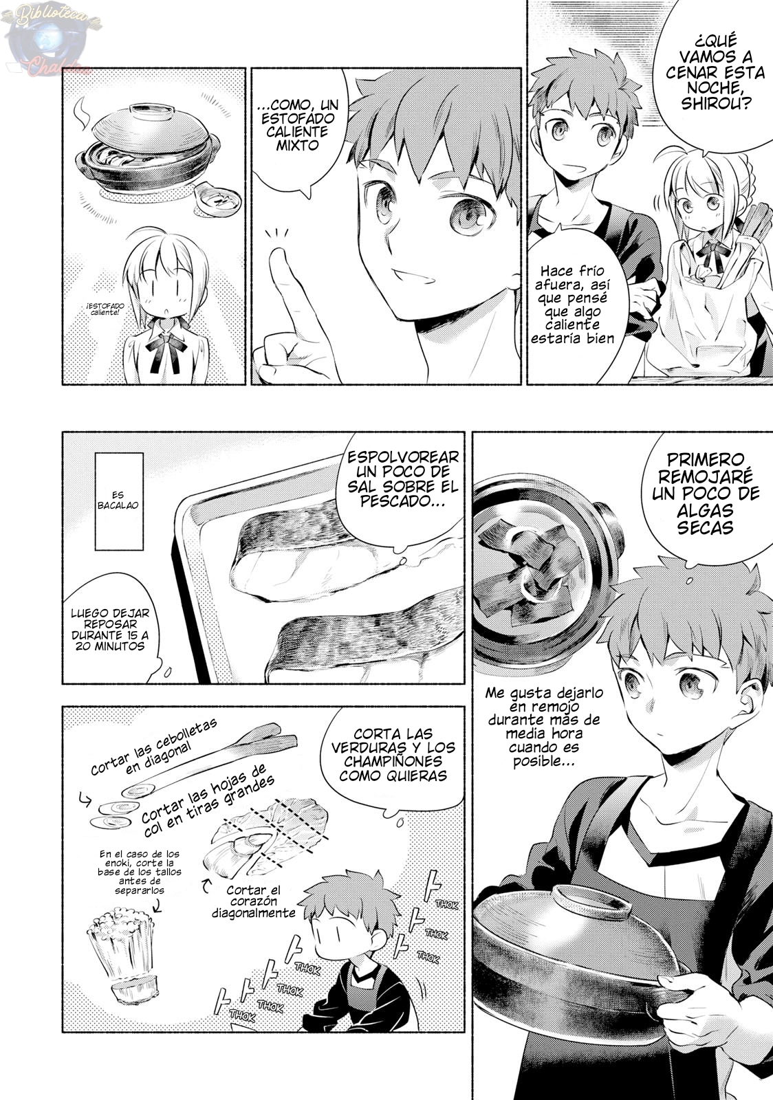 Emiya-san Chi no Kyou no Gohan capítulo 1 página 8