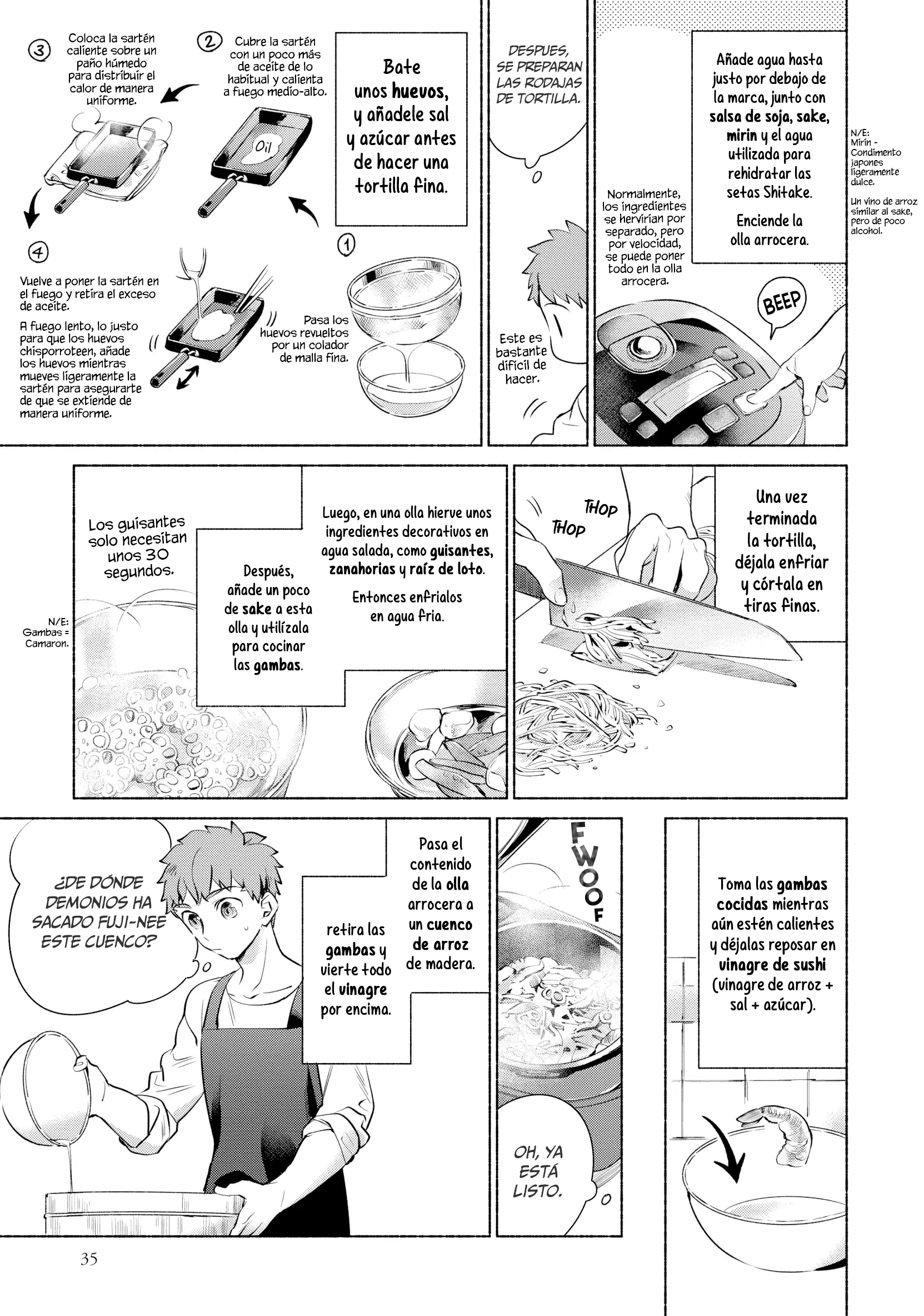 Emiya-san Chi no Kyou no Gohan capítulo 3 página 8