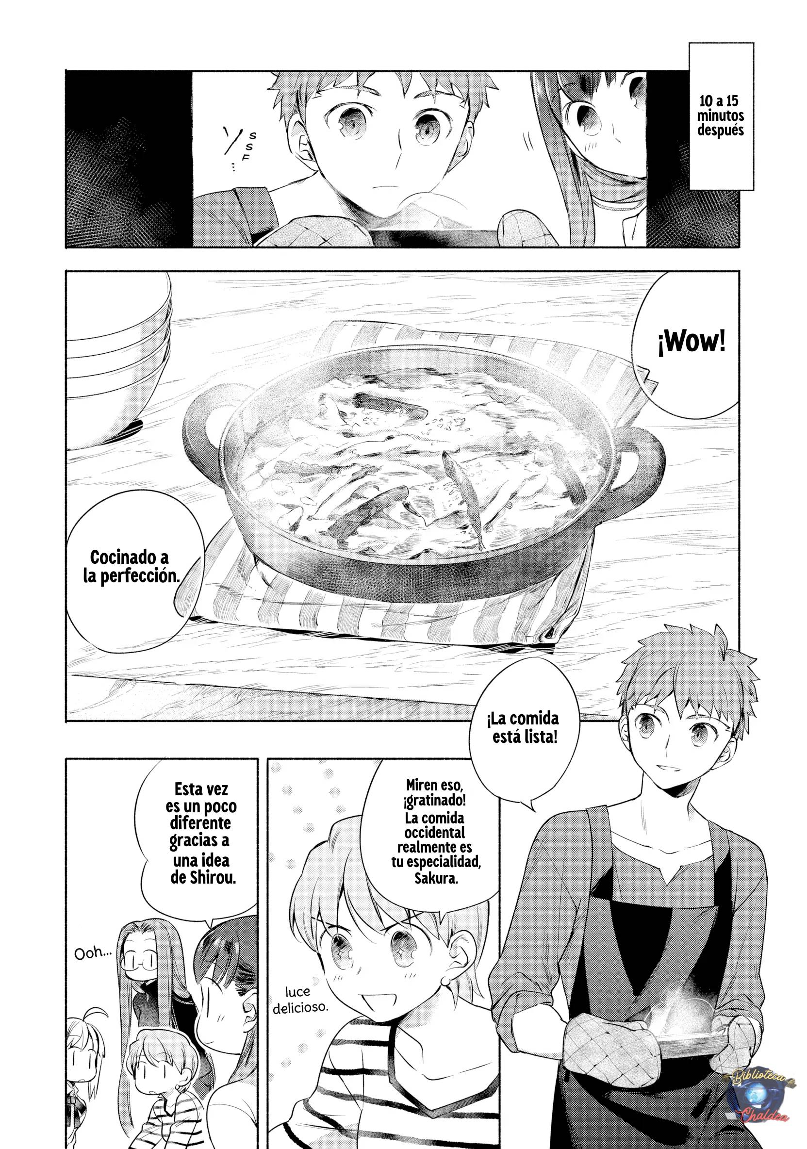 Emiya-san Chi no Kyou no Gohan capítulo 5 página 8