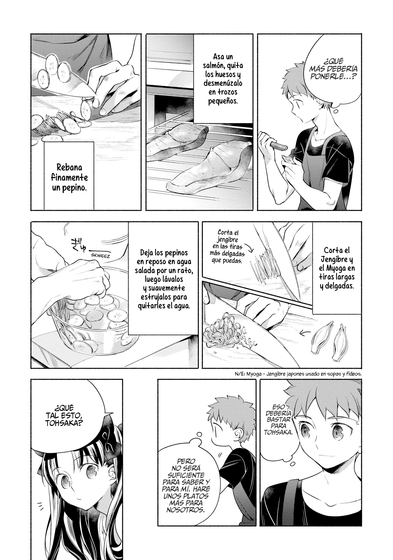 Emiya-san Chi no Kyou no Gohan capítulo 7 página 8