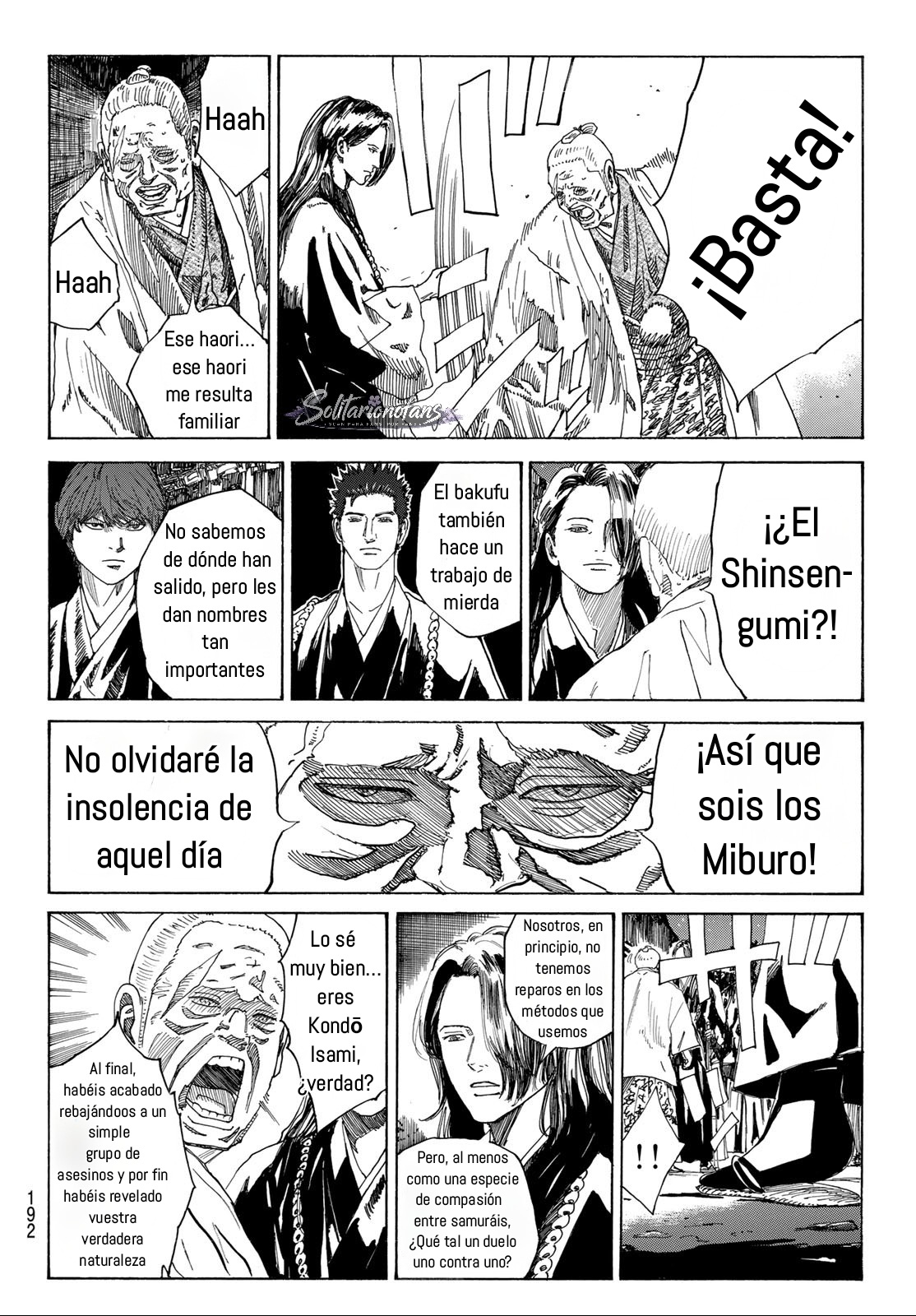 Ao no Miburo —Shinsengumi Hen— capítulo 23 página 8