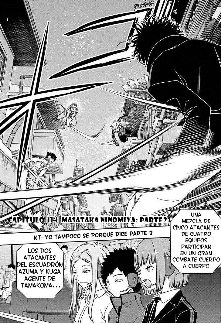 World Trigger capítulo 114 página 3