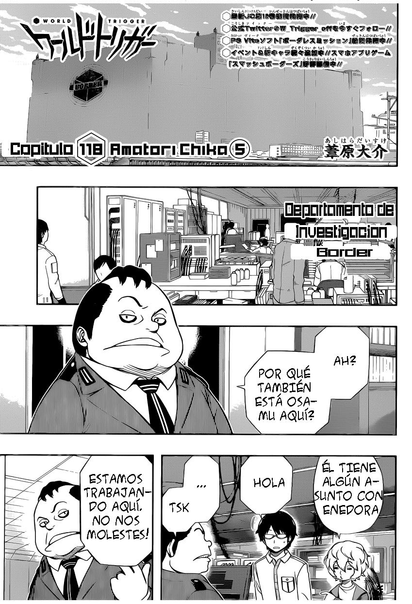 World Trigger capítulo 118 página 1
