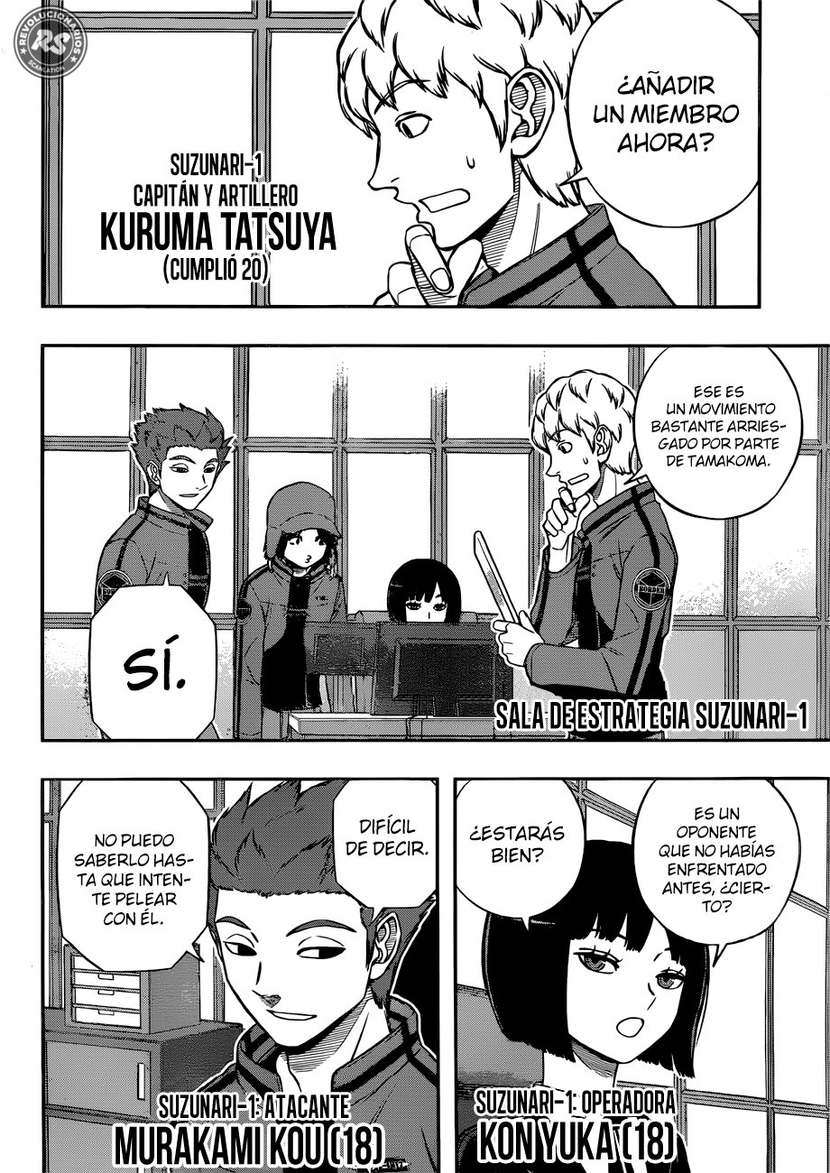 World Trigger capítulo 165 página 15