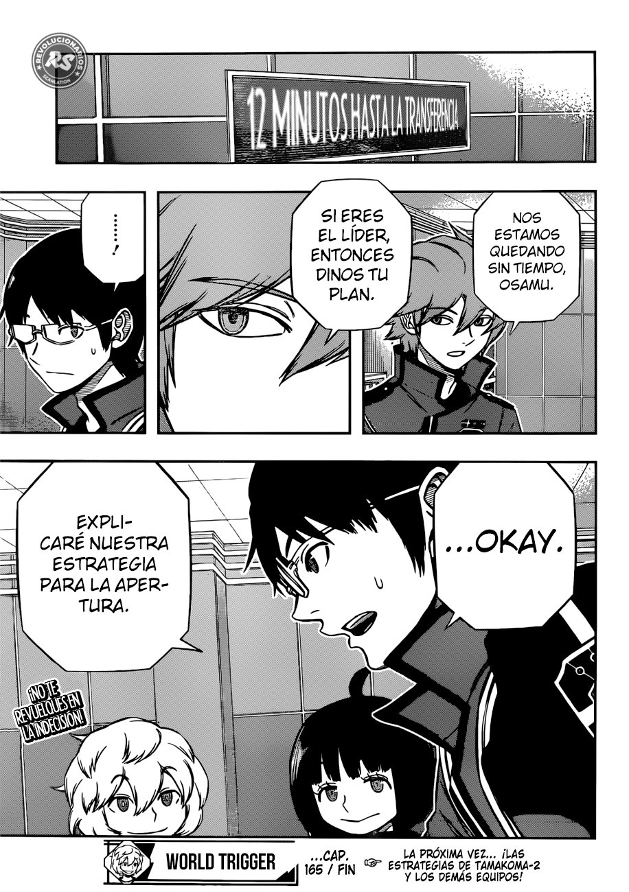 World Trigger capítulo 165 página 22