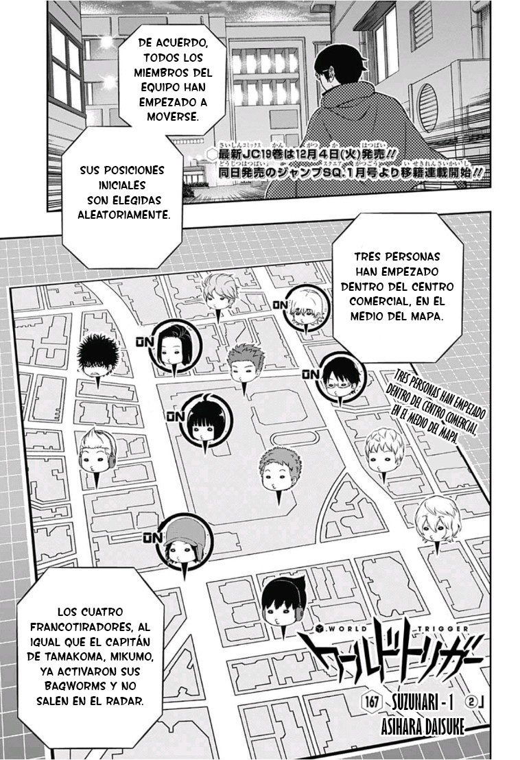 World Trigger capítulo 167 página 2