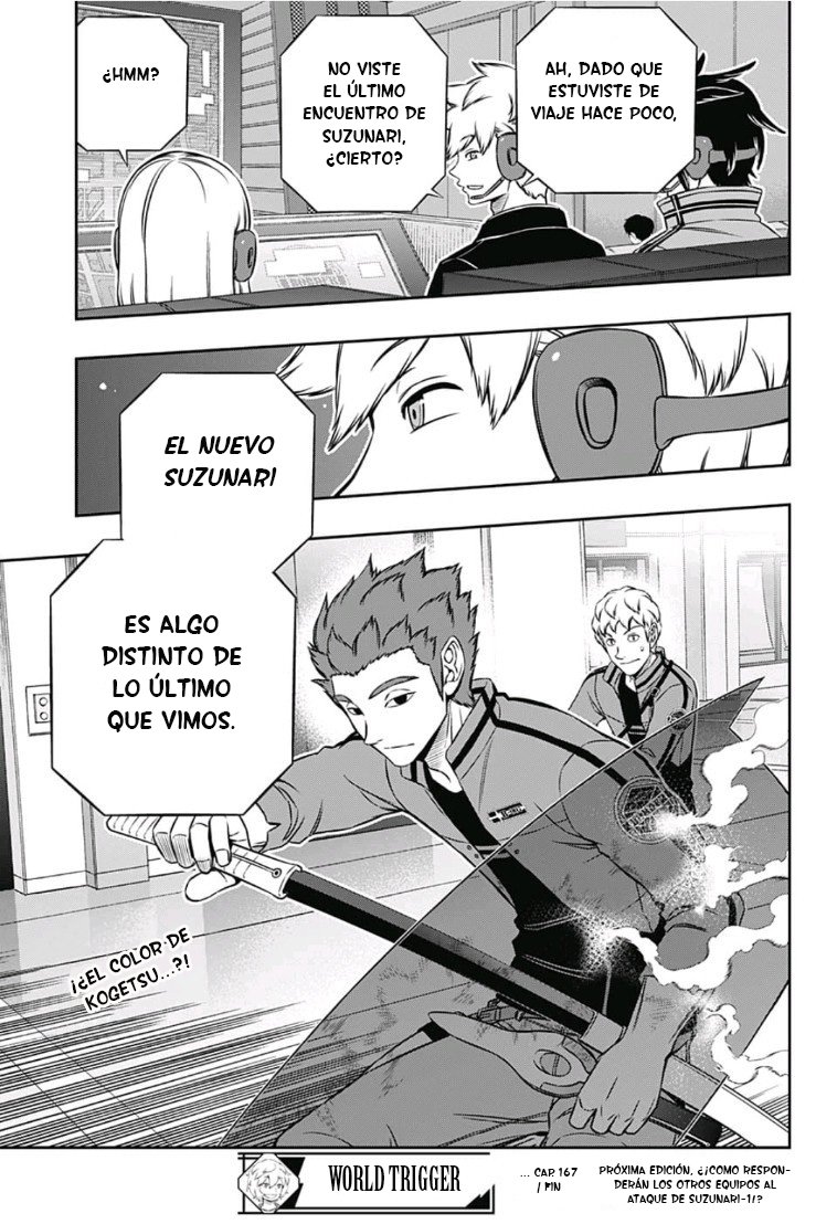 World Trigger capítulo 167 página 20