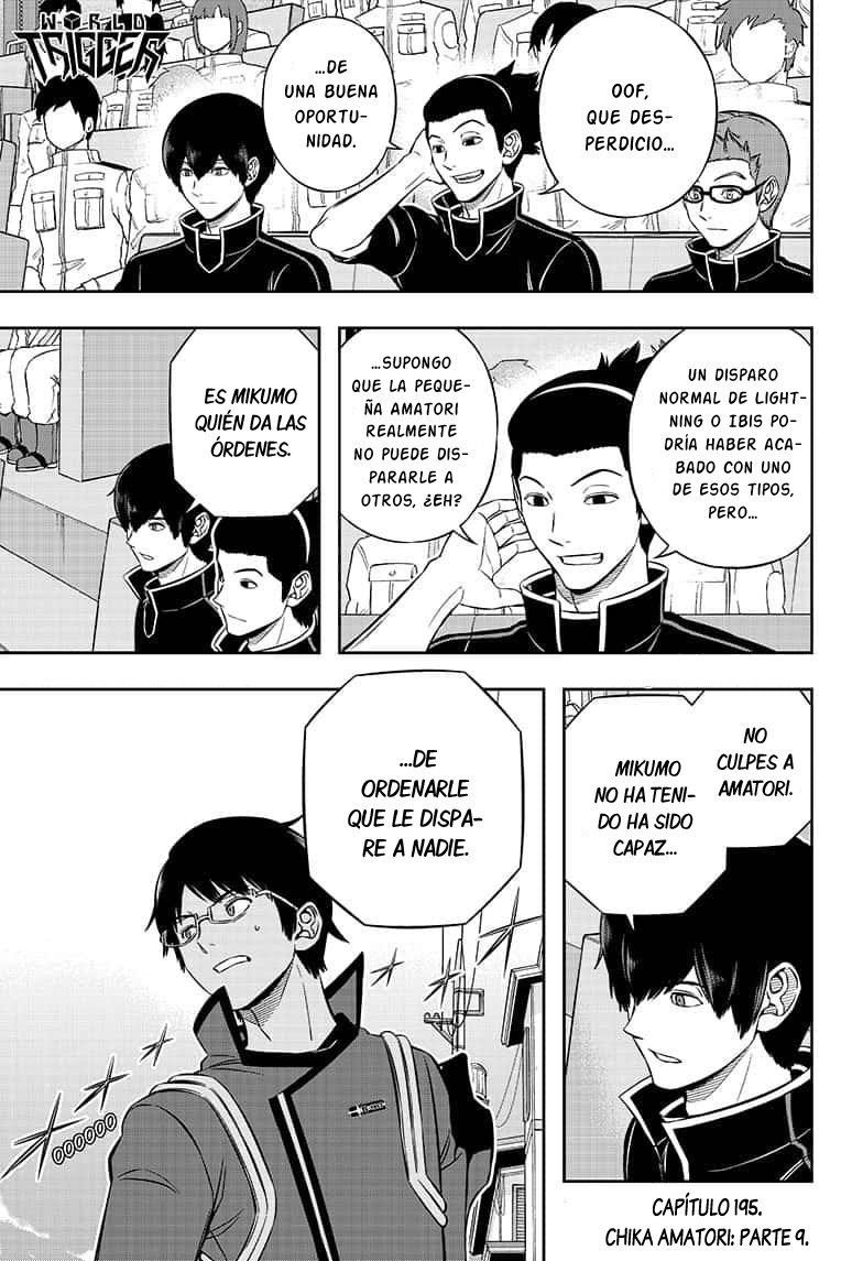 World Trigger capítulo 195 página 3
