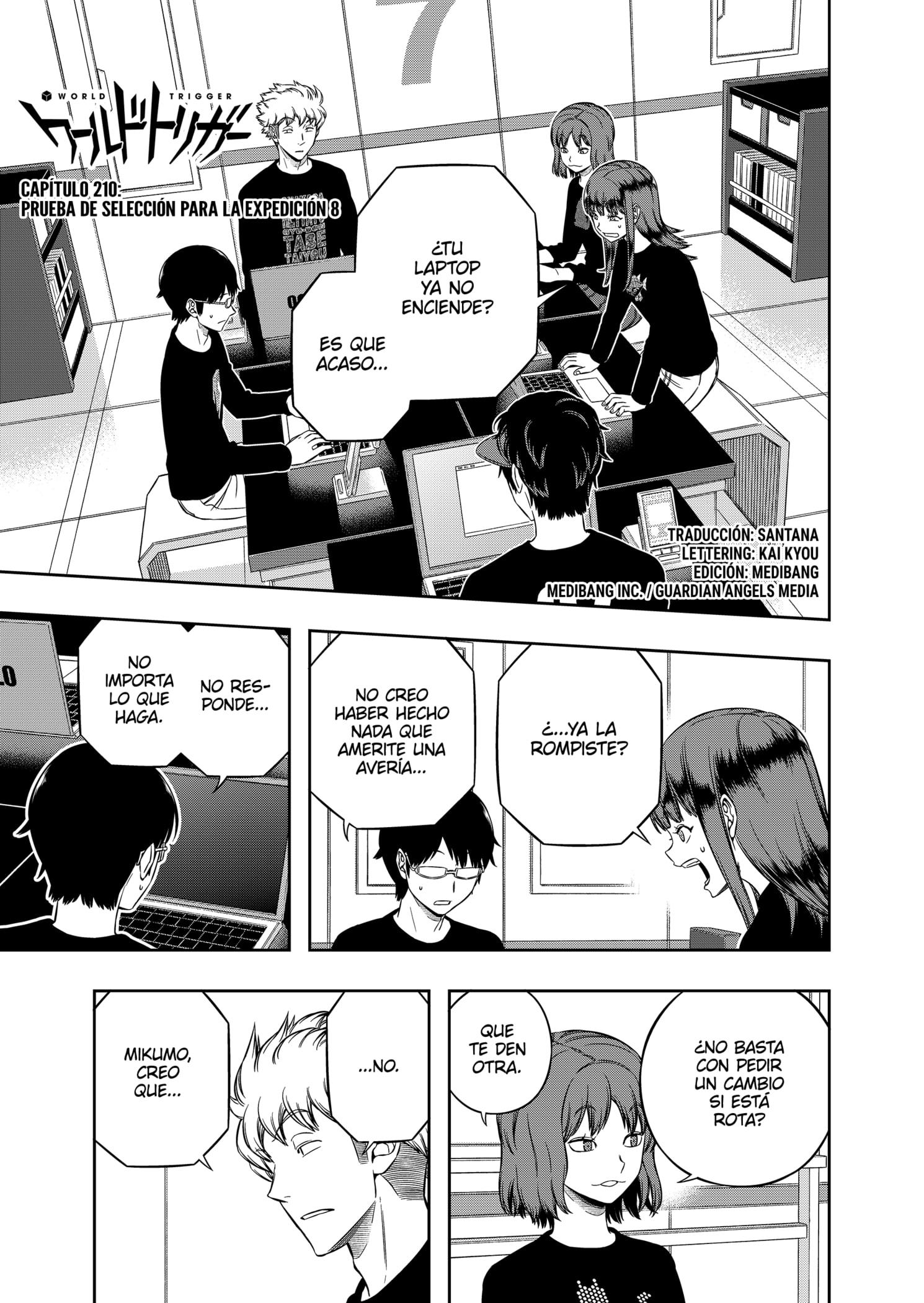 World Trigger capítulo 210 página 1