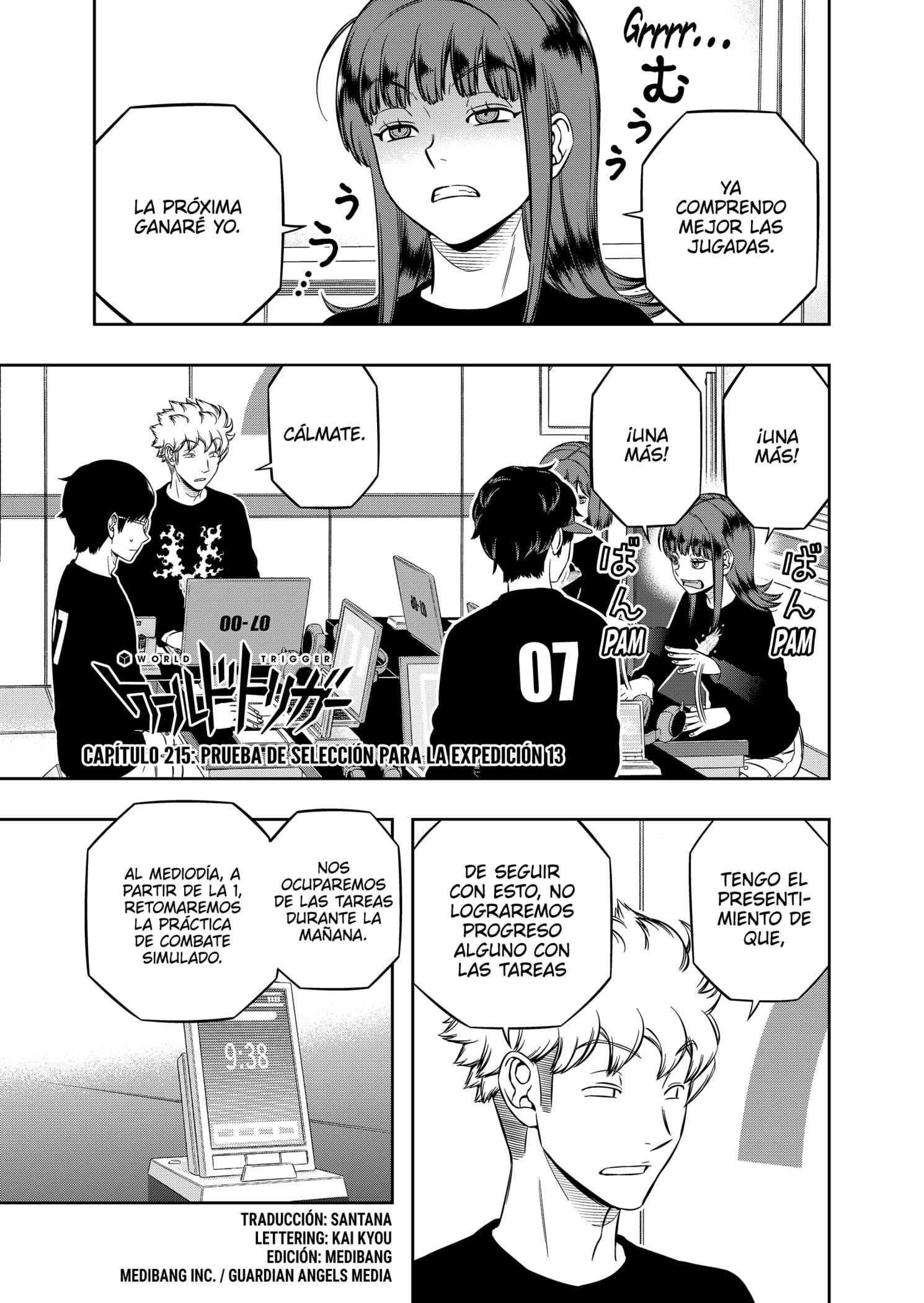 World Trigger capítulo 215 página 1