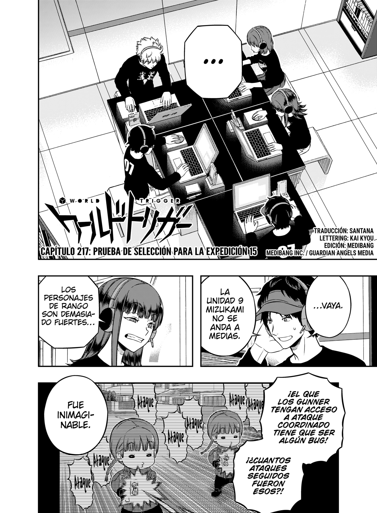 World Trigger capítulo 217 página 2