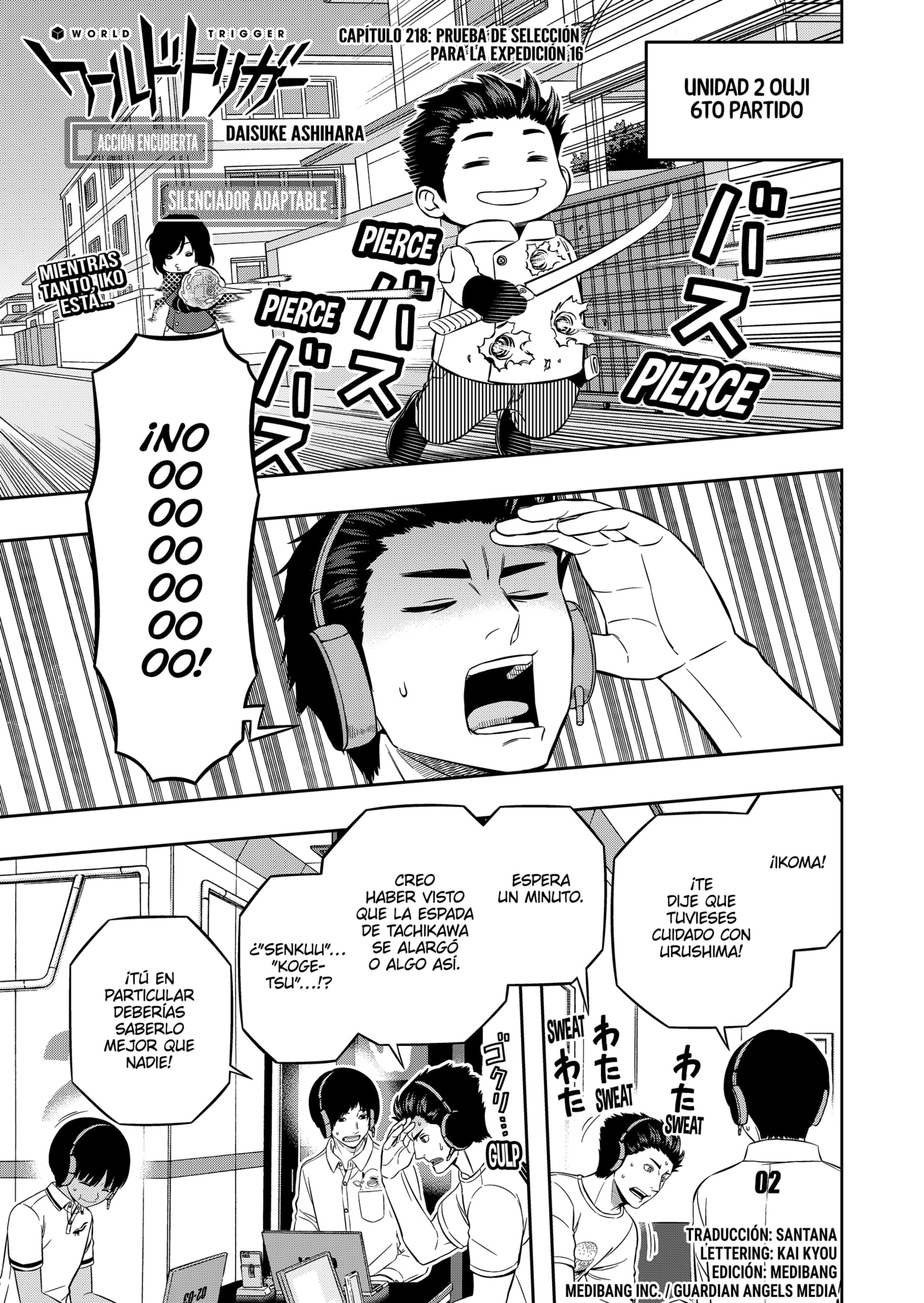World Trigger capítulo 218 página 1
