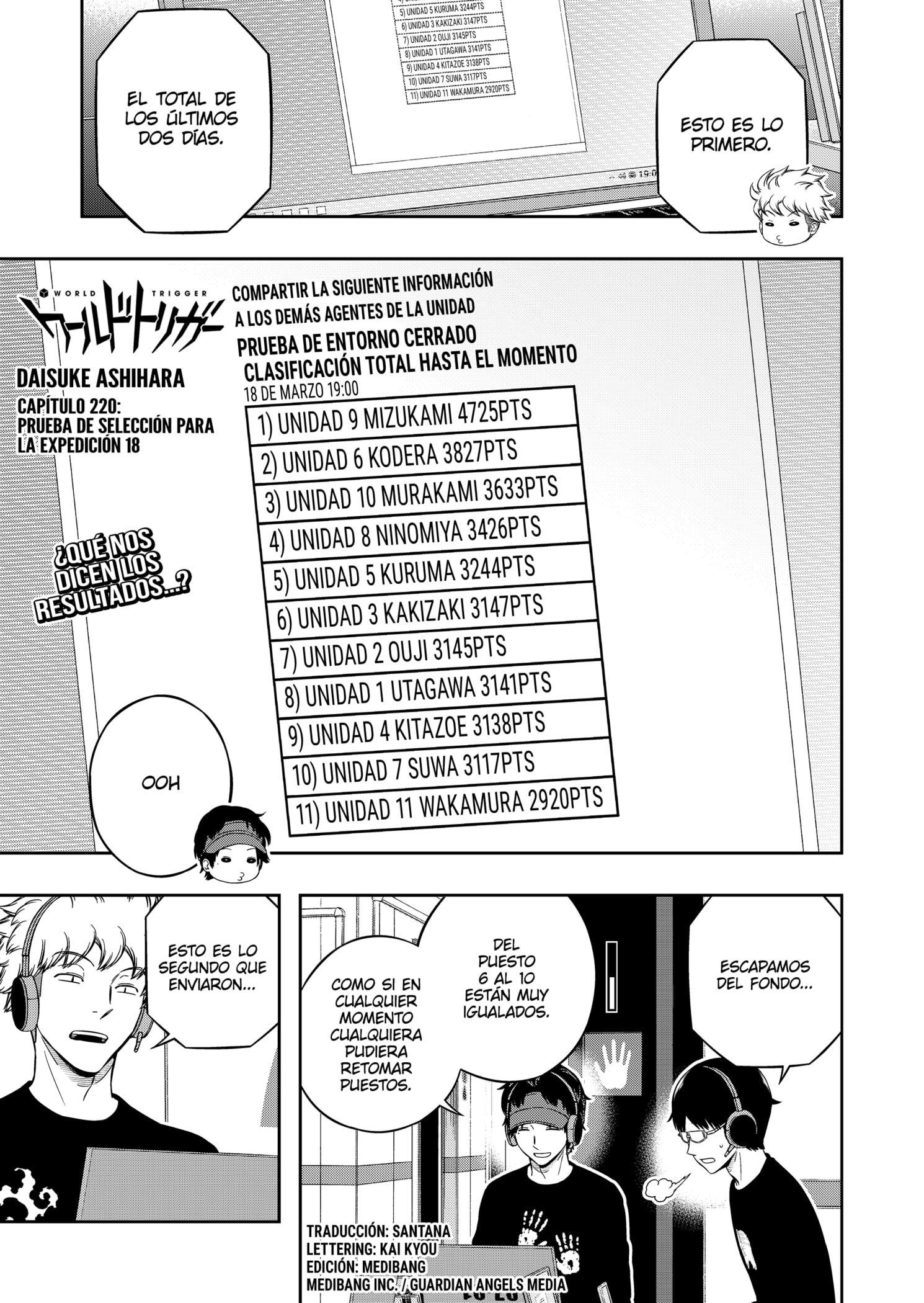 World Trigger capítulo 220 página 1