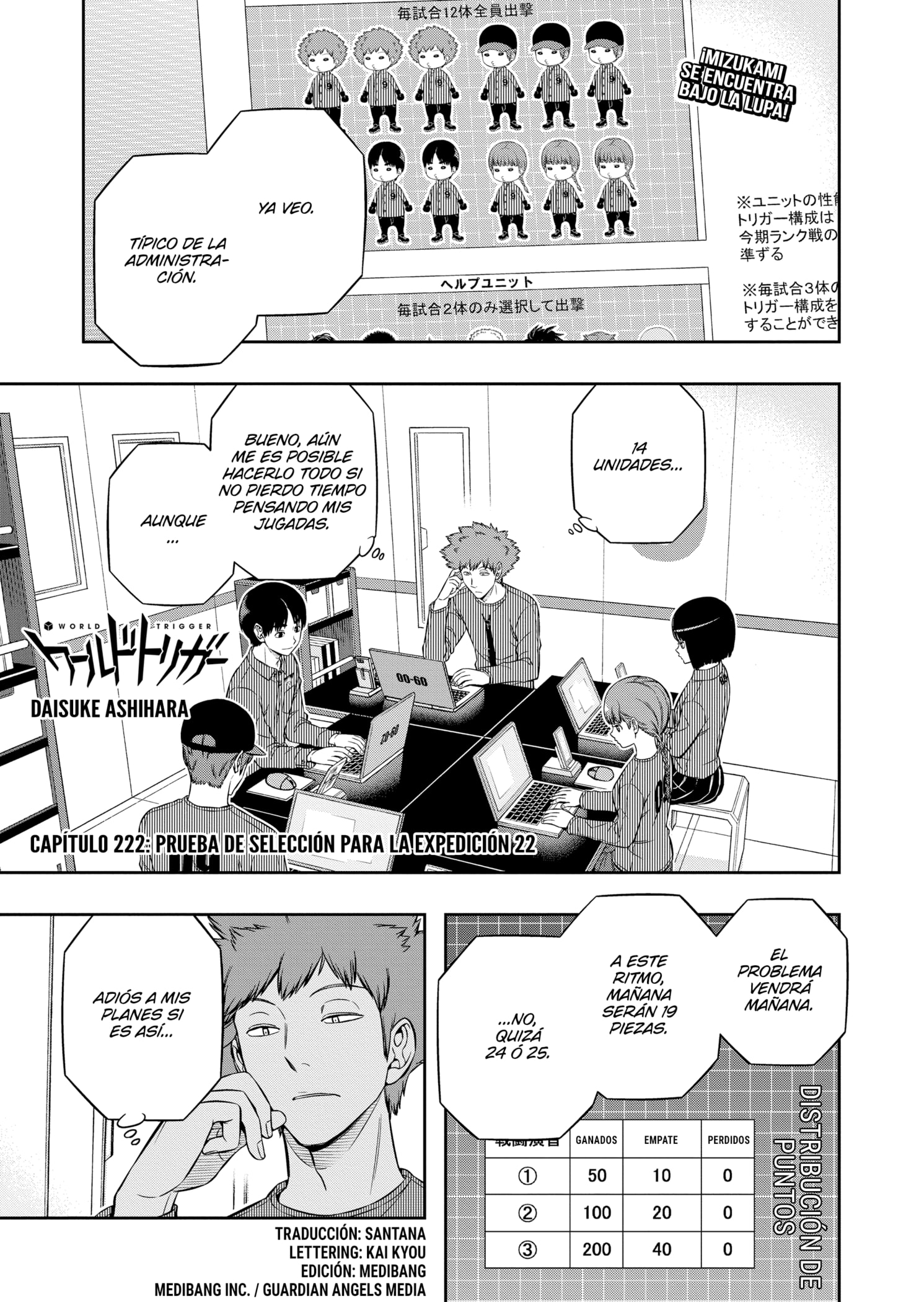 World Trigger capítulo 224 página 1