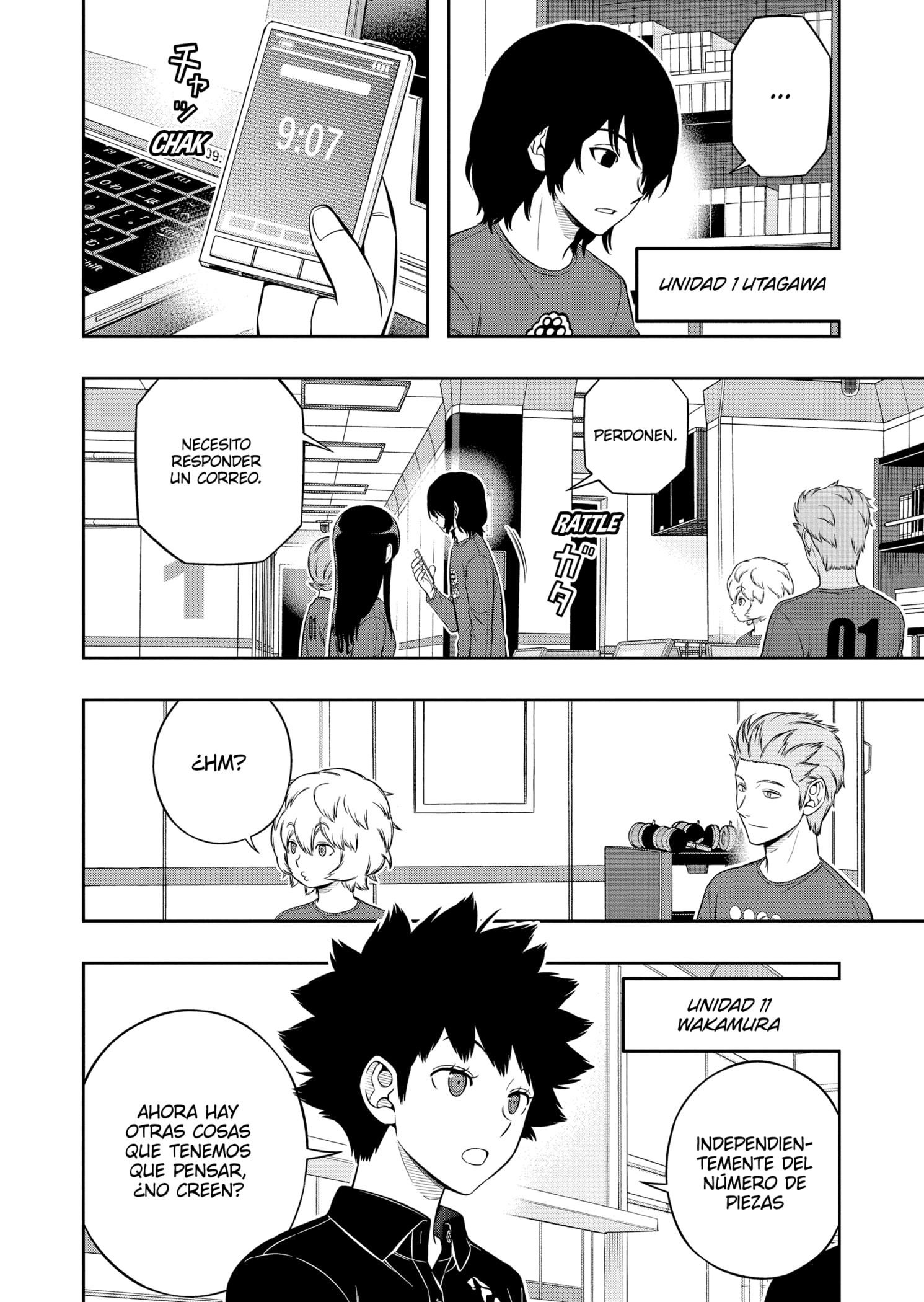 World Trigger capítulo 224 página 8