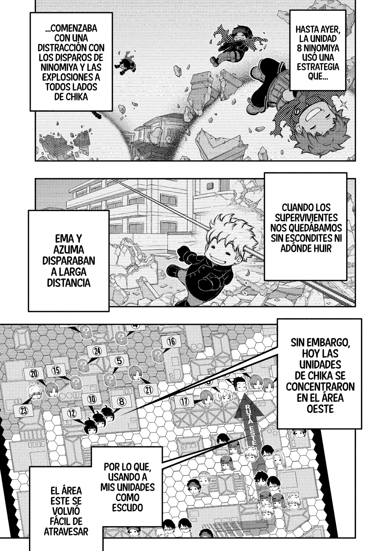 World Trigger capítulo 232 página 15