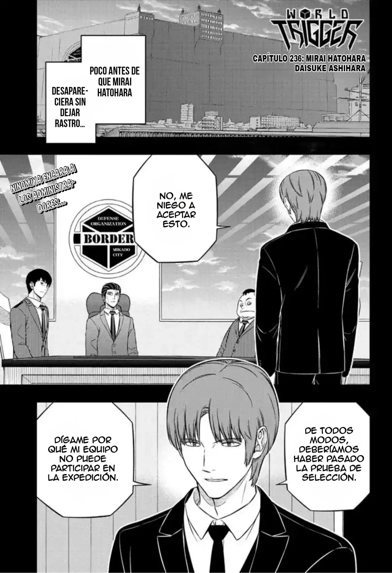 World Trigger capítulo 236 página 3