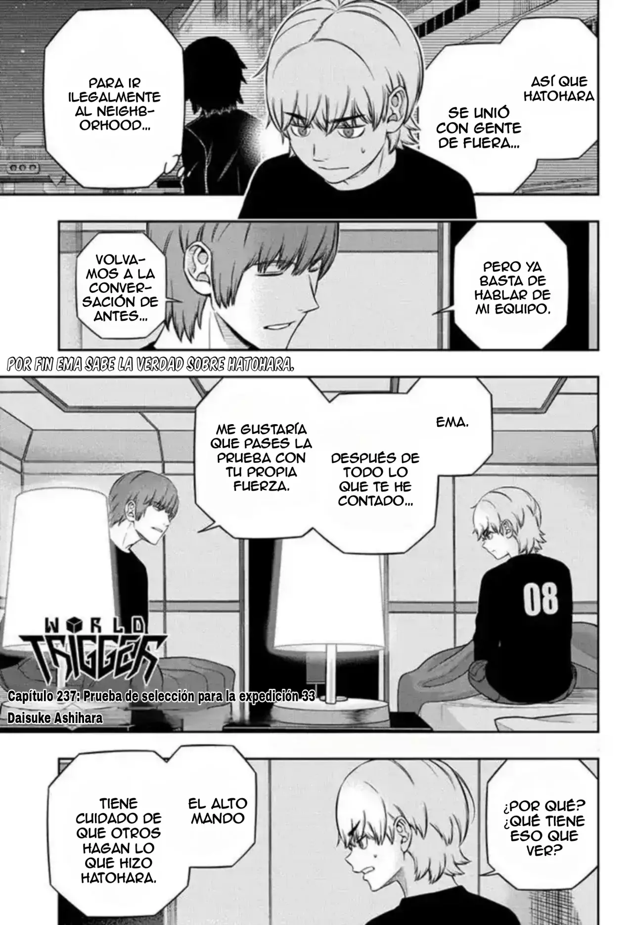 World Trigger capítulo 237 página 3