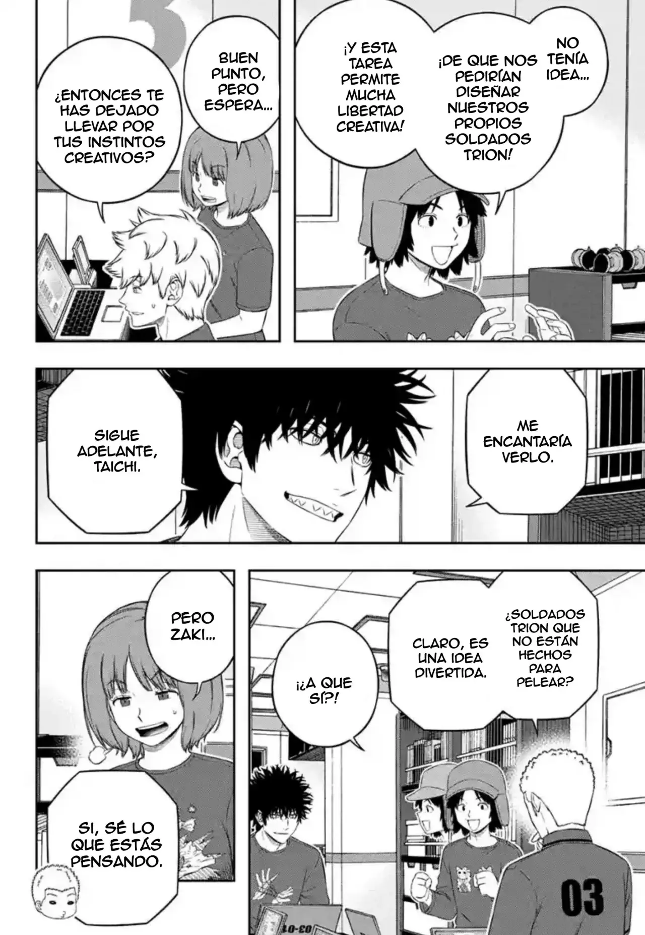 World Trigger capítulo 239 página 16