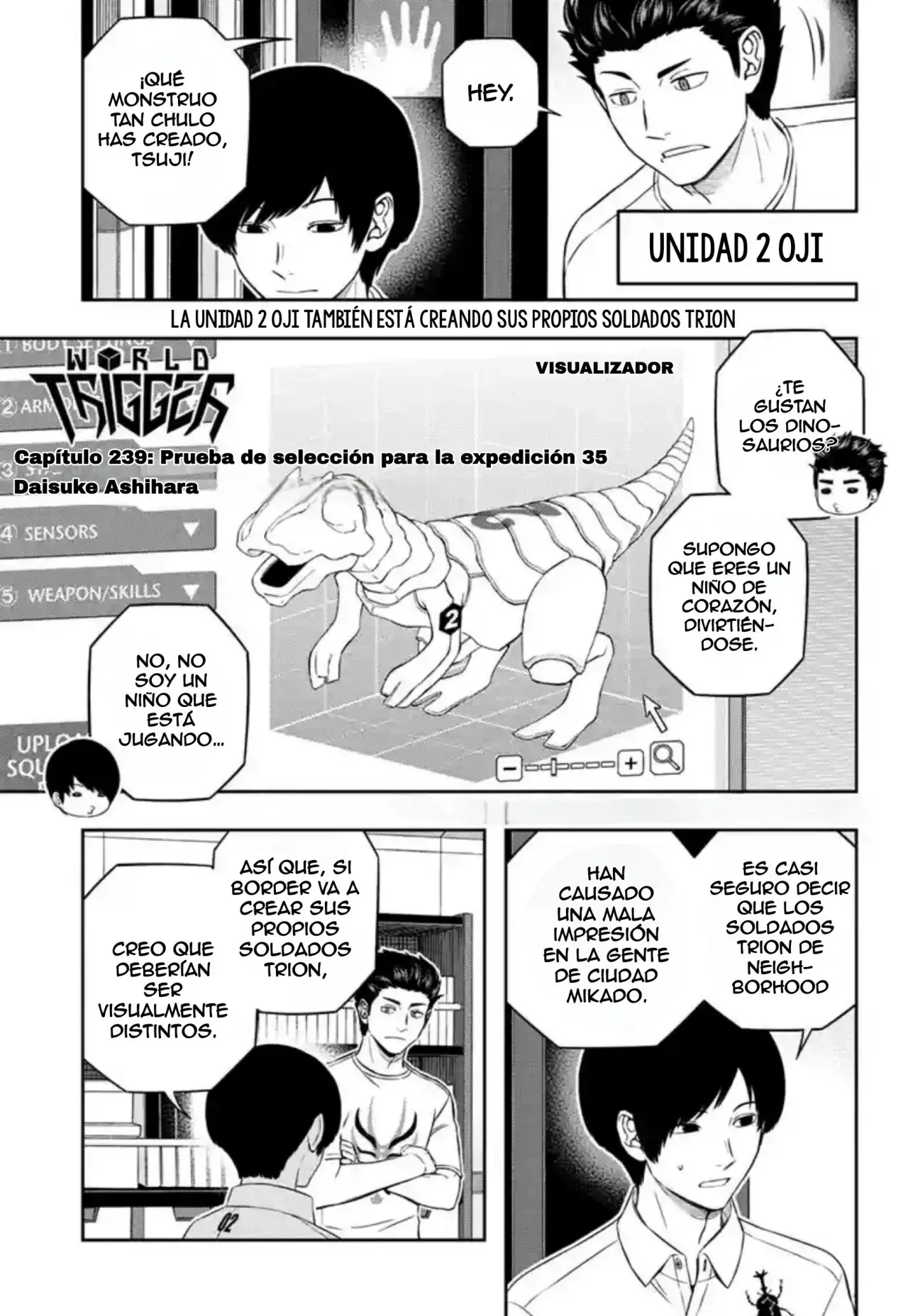 World Trigger capítulo 239 página 3