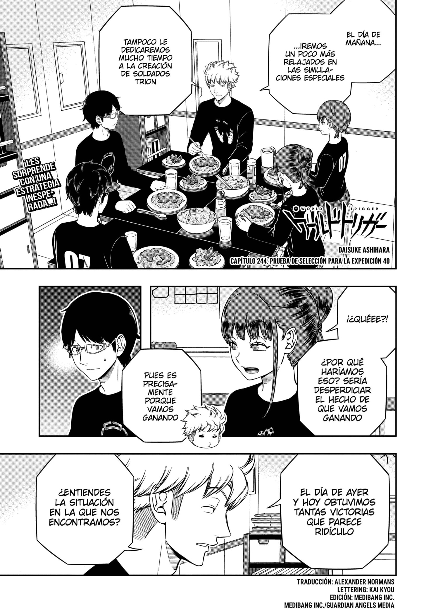 World Trigger capítulo 244 página 1