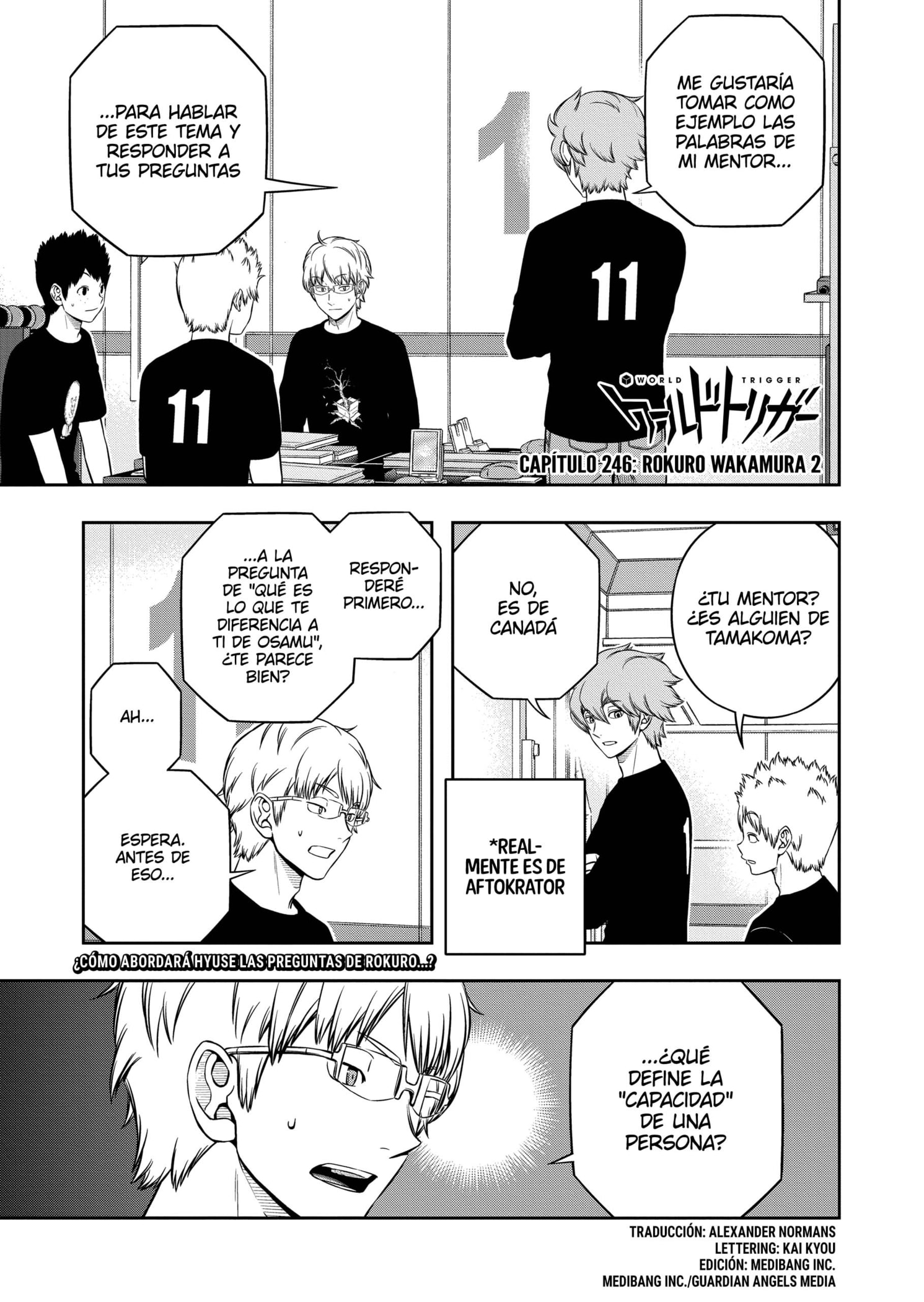 World Trigger capítulo 246 página 1