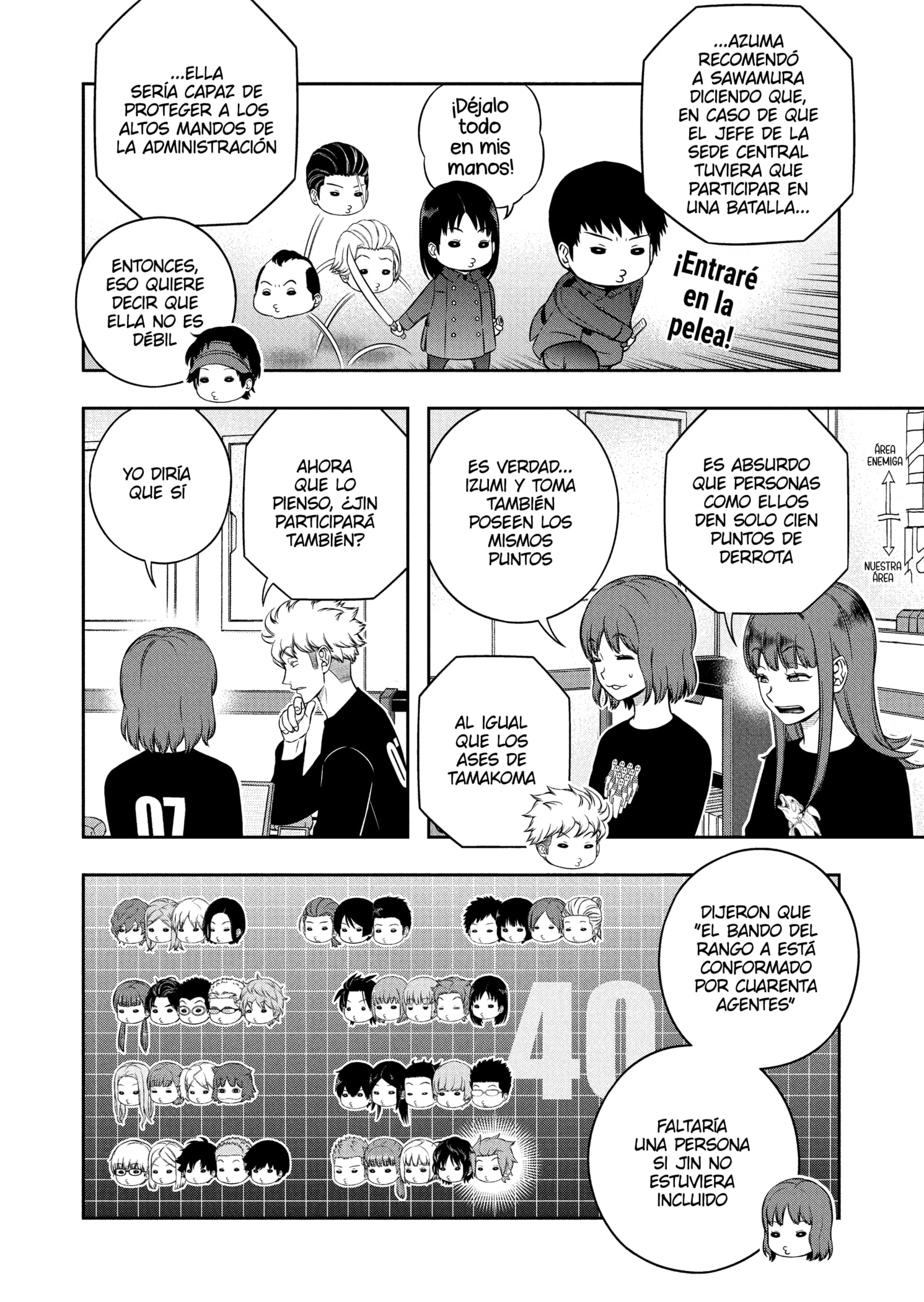 World Trigger capítulo 257 página 4