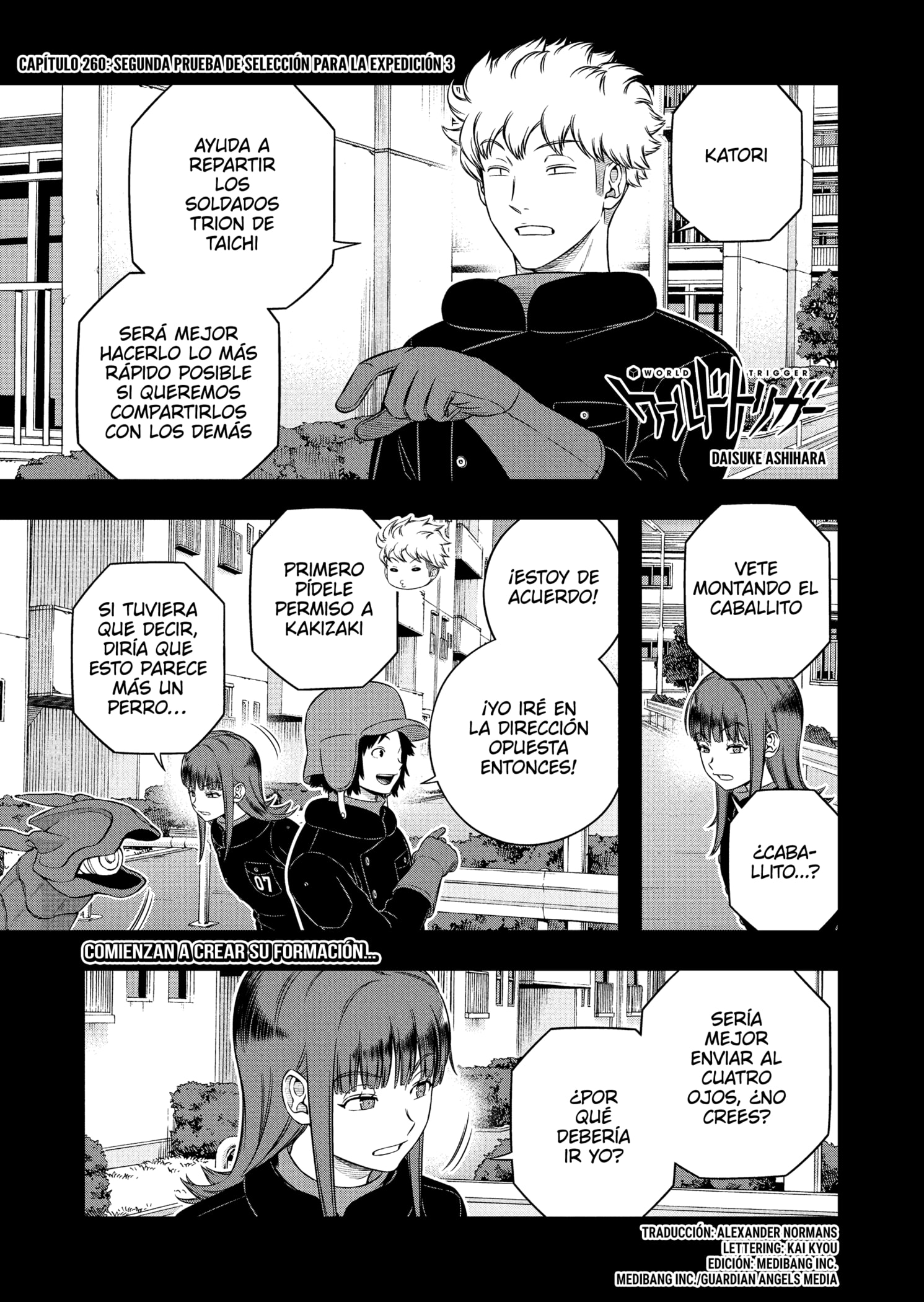 World Trigger capítulo 260 página 1