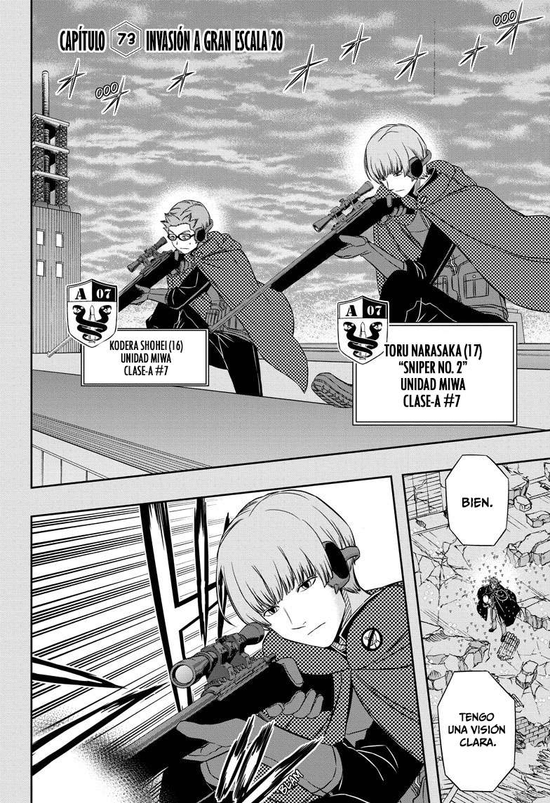 World Trigger capítulo 73 página 4