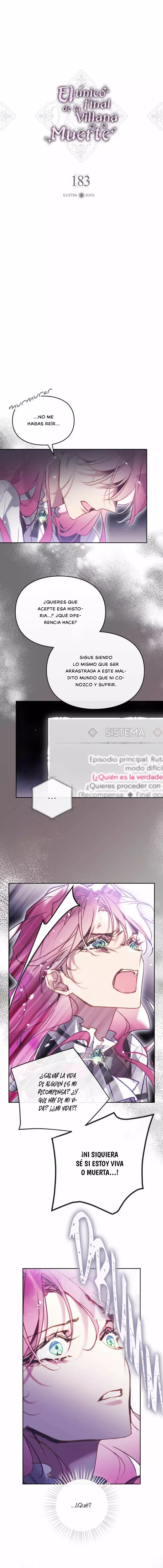 EL ÚNICO FINAL DE LA VILLANA ES LA MUERTE capítulo 183 página 5