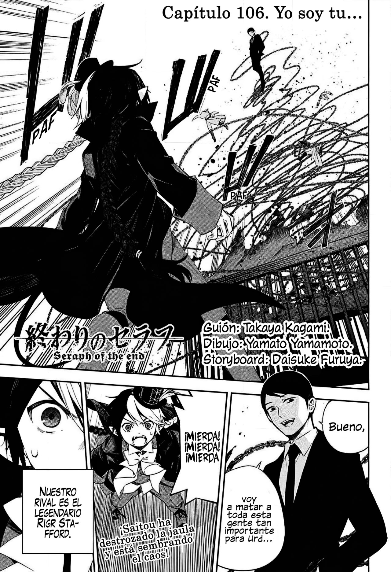 Owari no Seraph capítulo 106 página 2